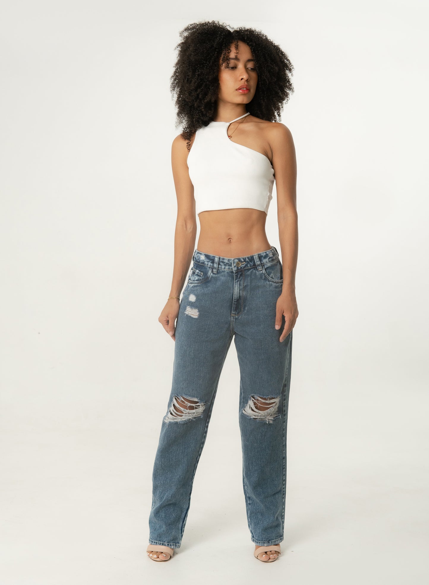 Women's Low Rise Boyfriend Jeans