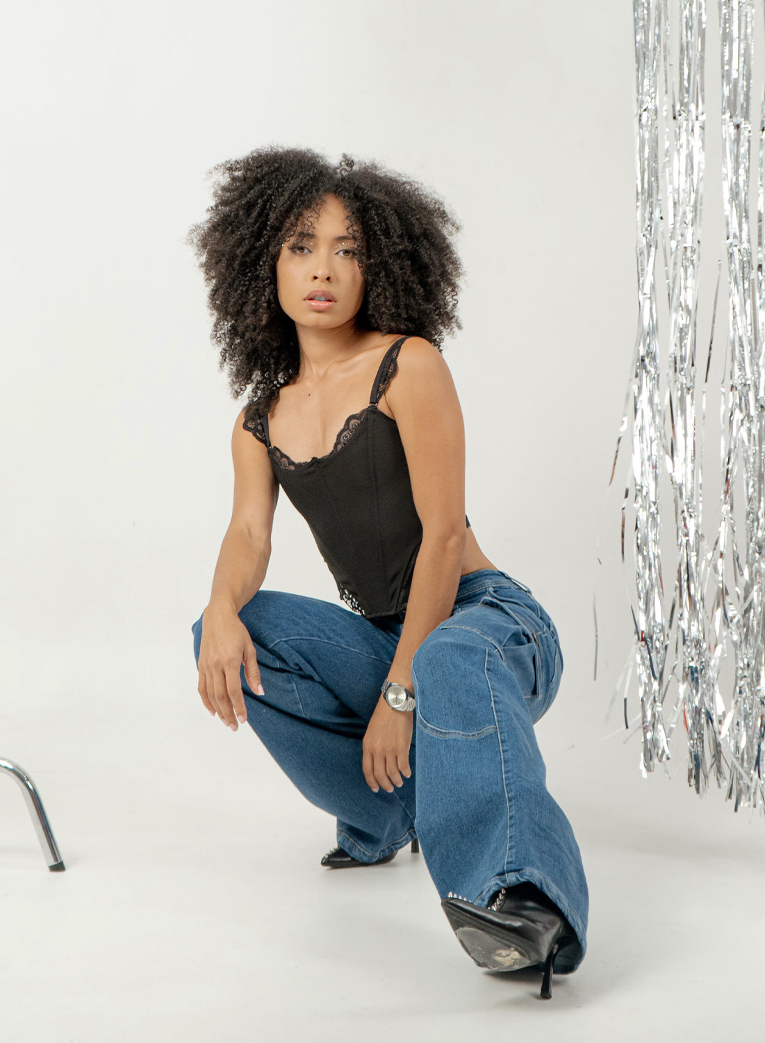 Women's Mid Rise Cargo Jeans