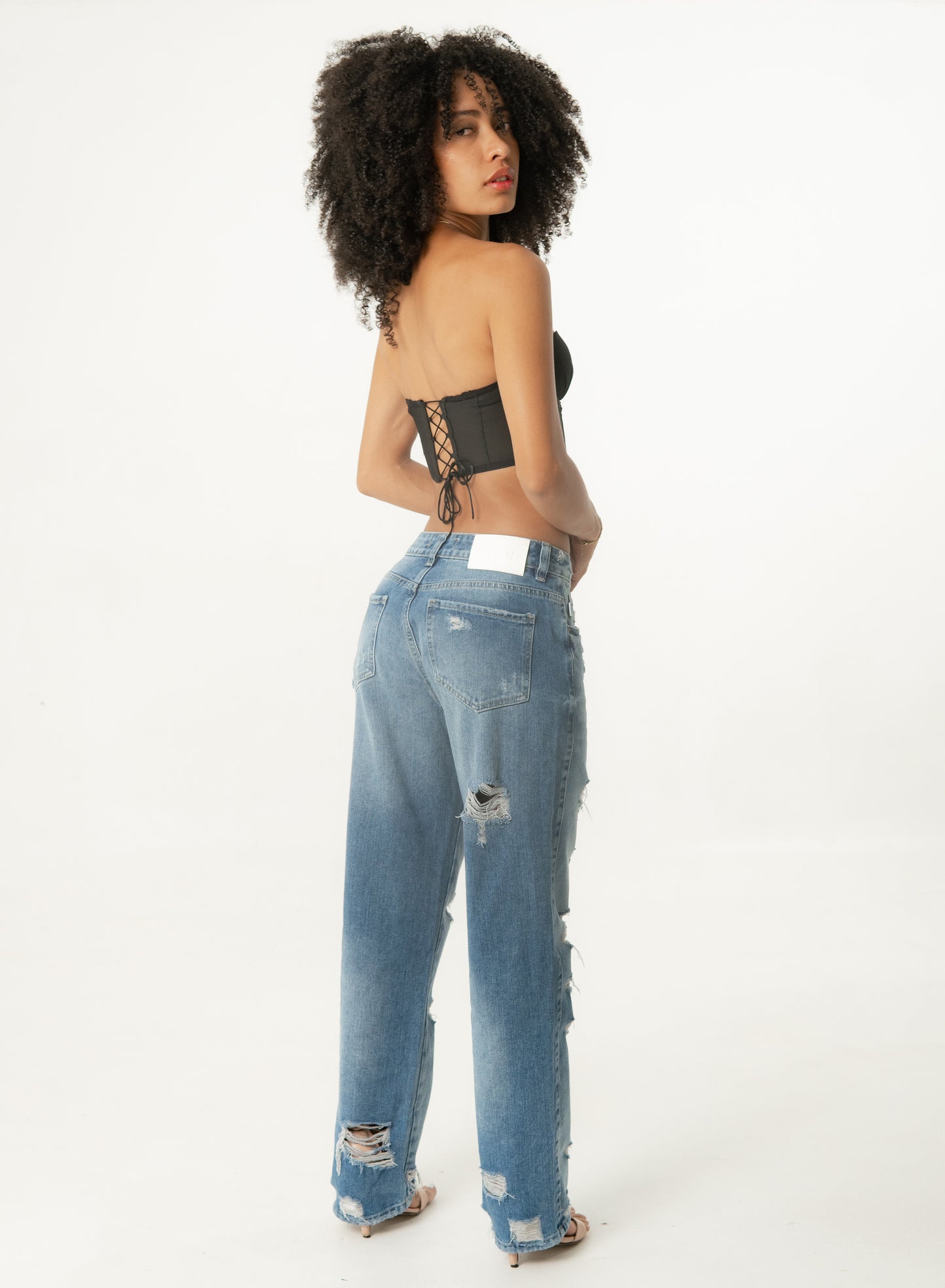 Balu 3 - Women's Low Rise Boyfriend Jeans