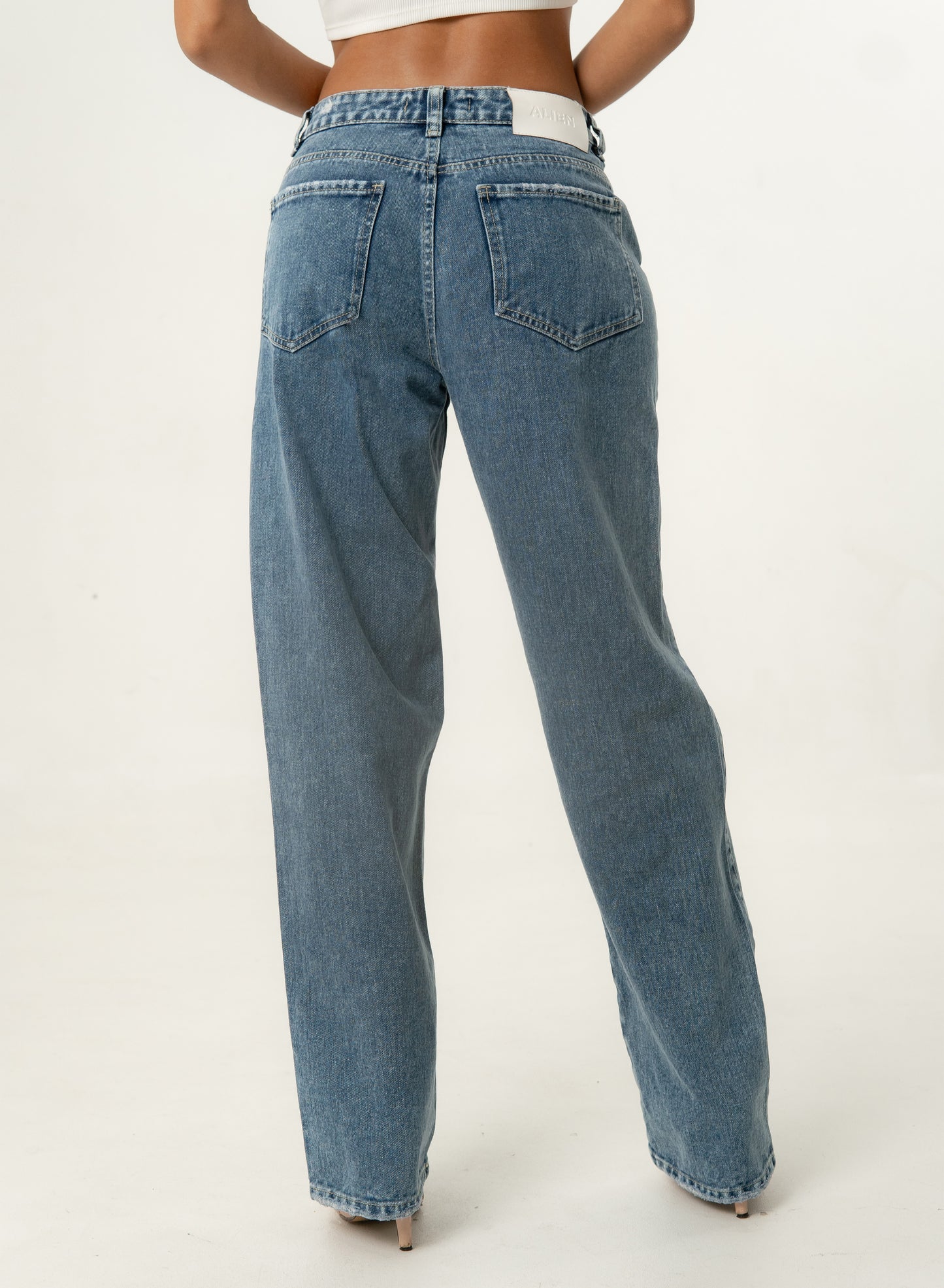 Baggy  Low Rise Boyfriend Jeans