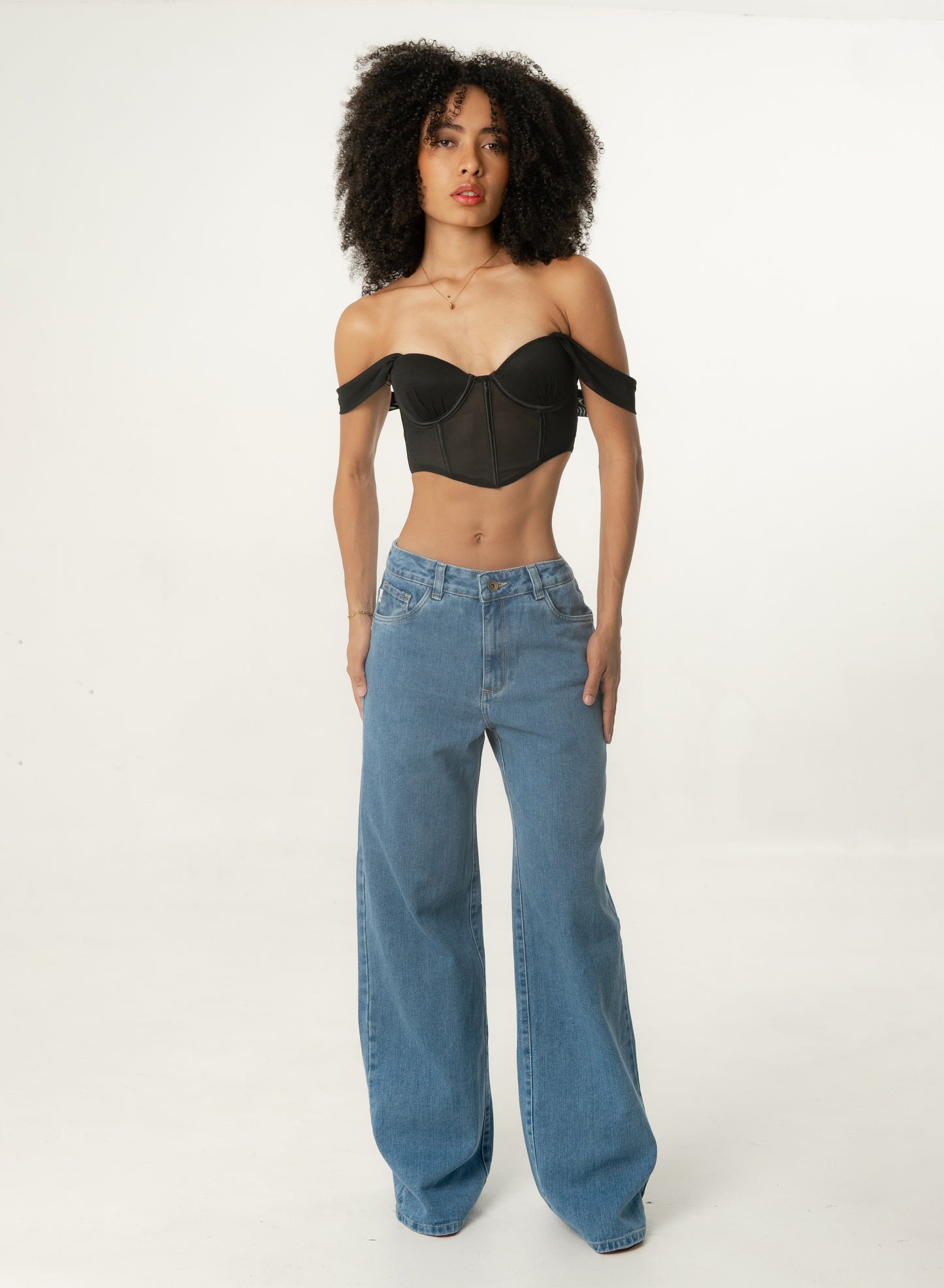 Women's Mid Rise Straight Jeans