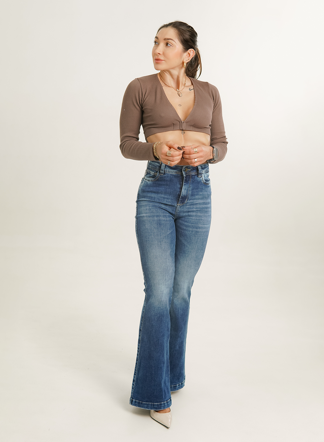 Women's High Rise Bootcut Jeans
