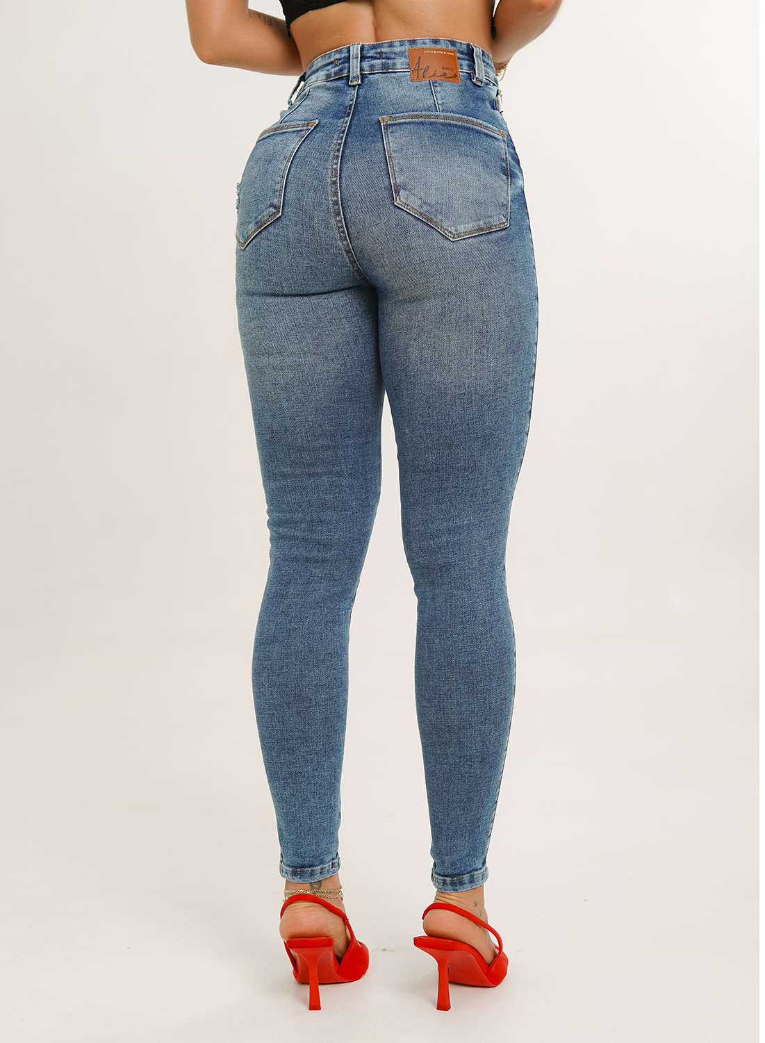 Women's High Rise Skinny Jeans