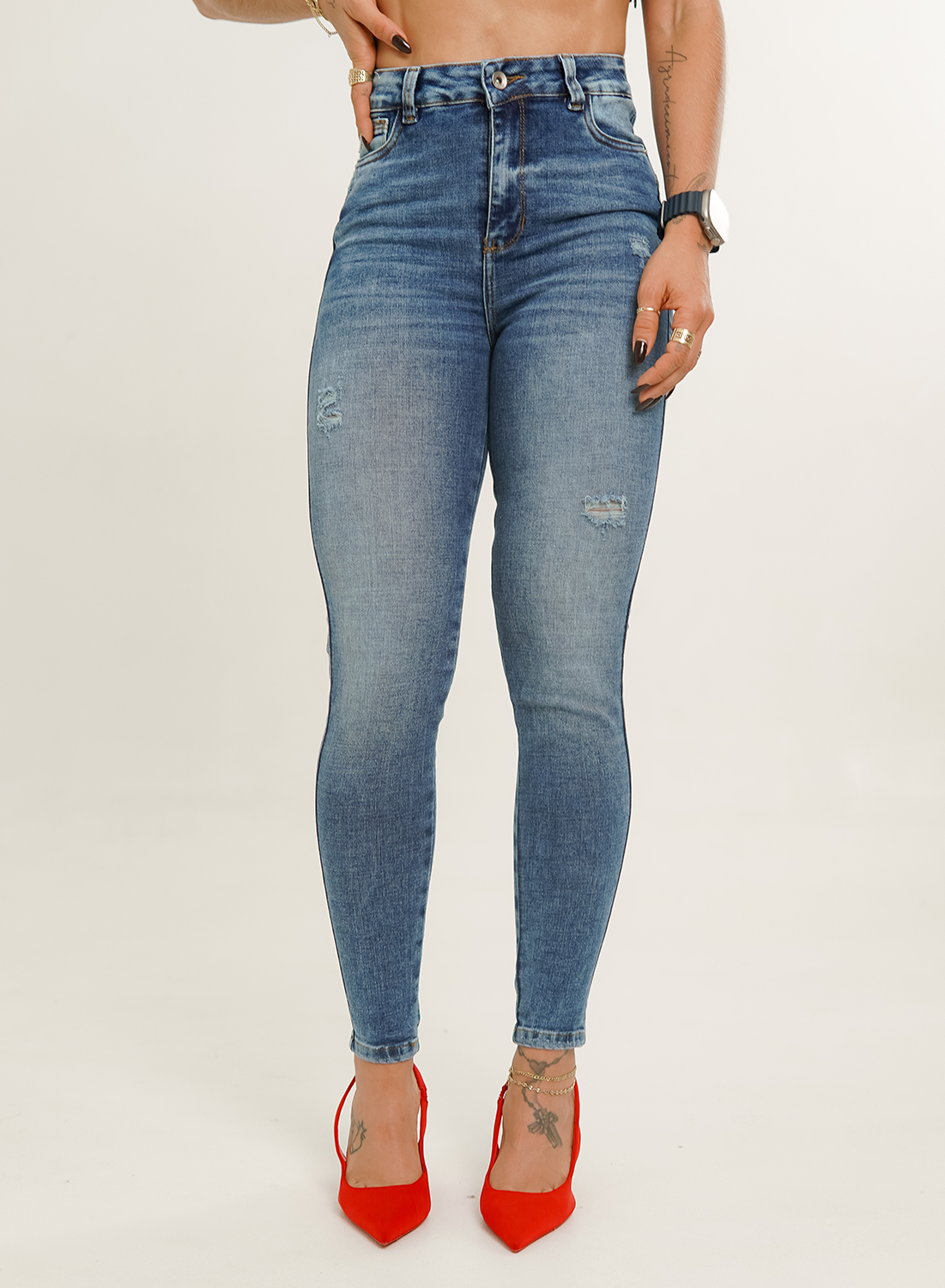 Women's High Rise Skinny Jeans