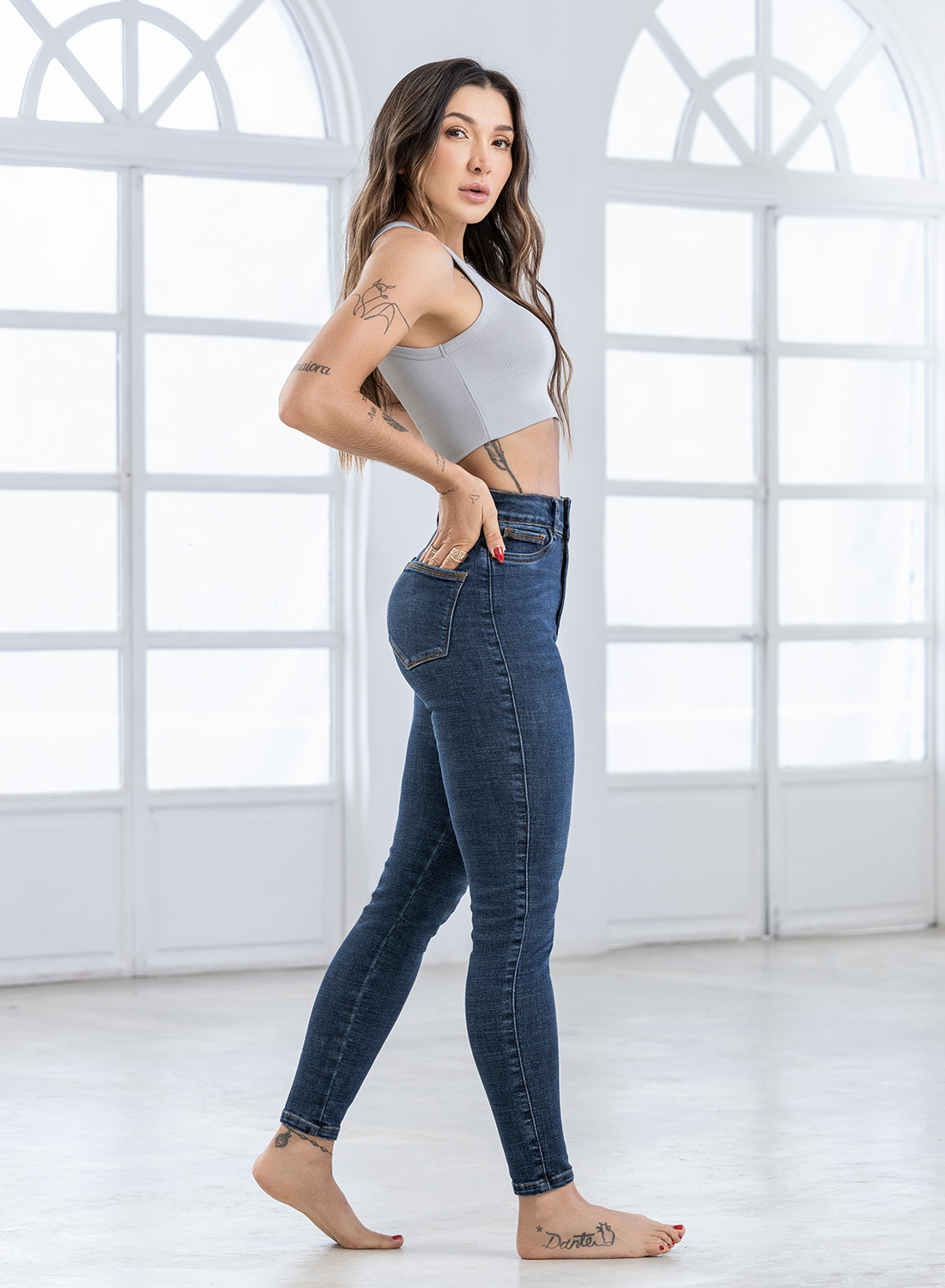 Women's High Rise Skinny Jeans