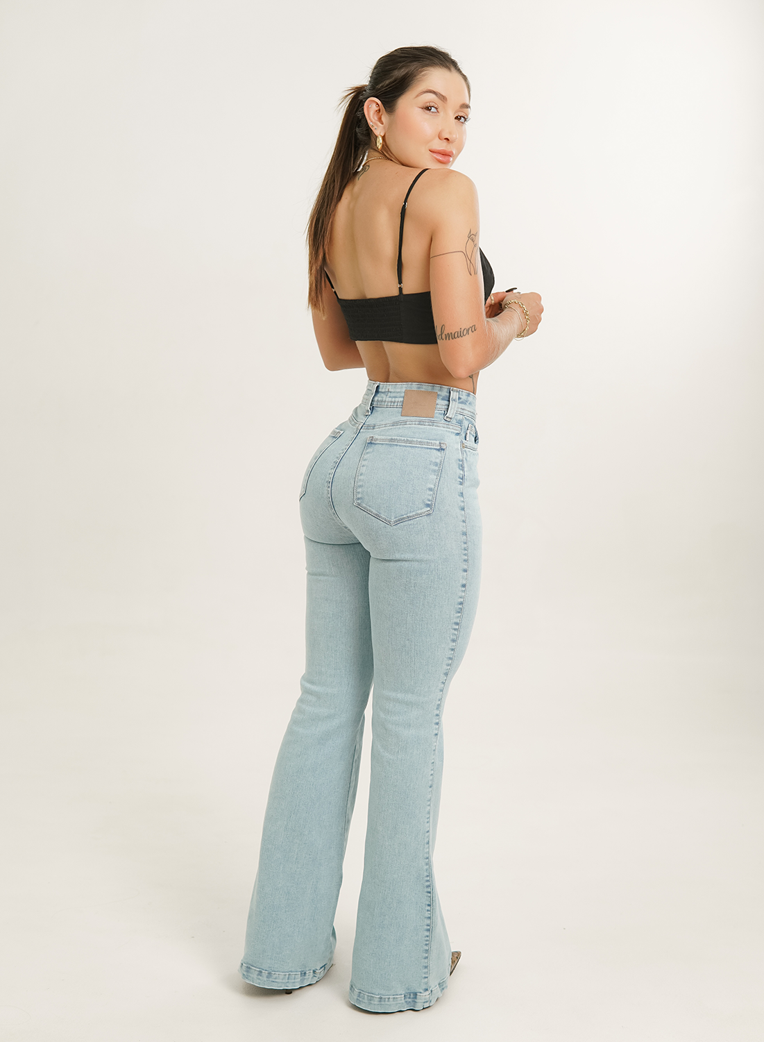 Women's High Rise Bootcut Jeans