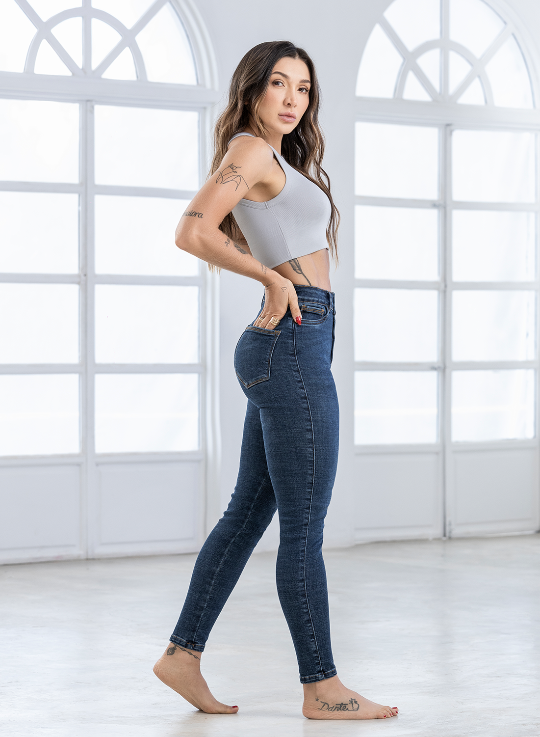 Women's High Rise Skinny Jeans