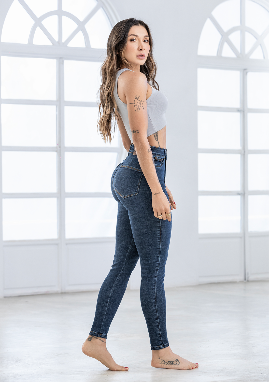 Women's High Rise Skinny Jeans