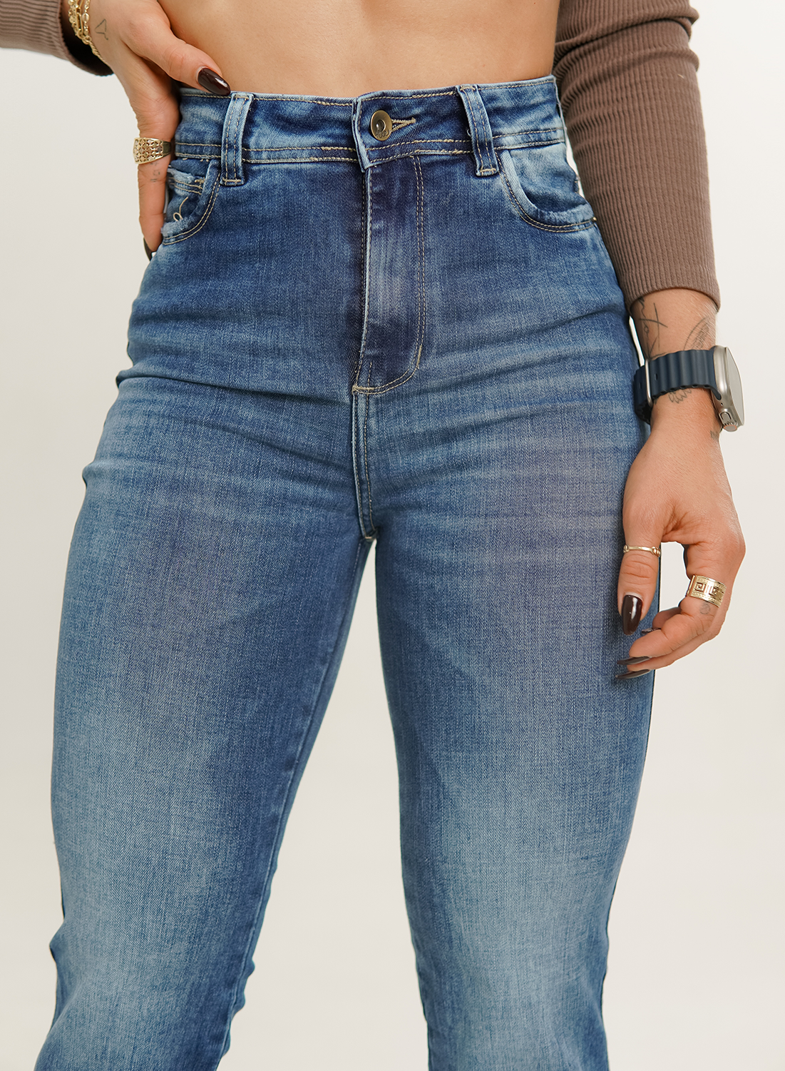 Women's High Rise Bootcut Jeans