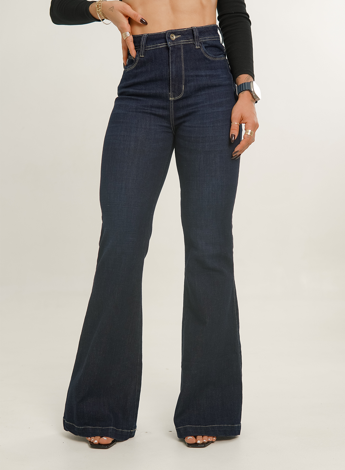 Women's High Rise Bootcut Jeans