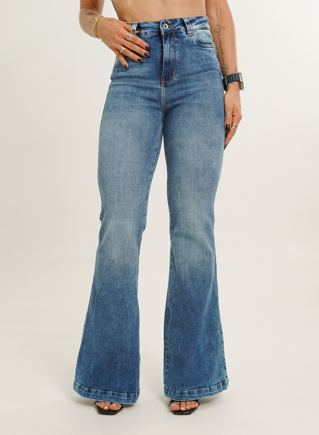 Women's High Rise Bootcut Jeans