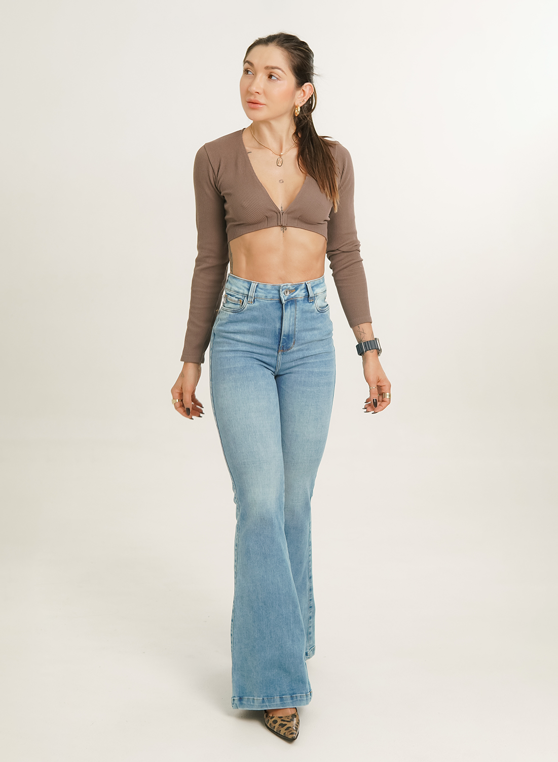 Women's High Rise Bootcut Jeans