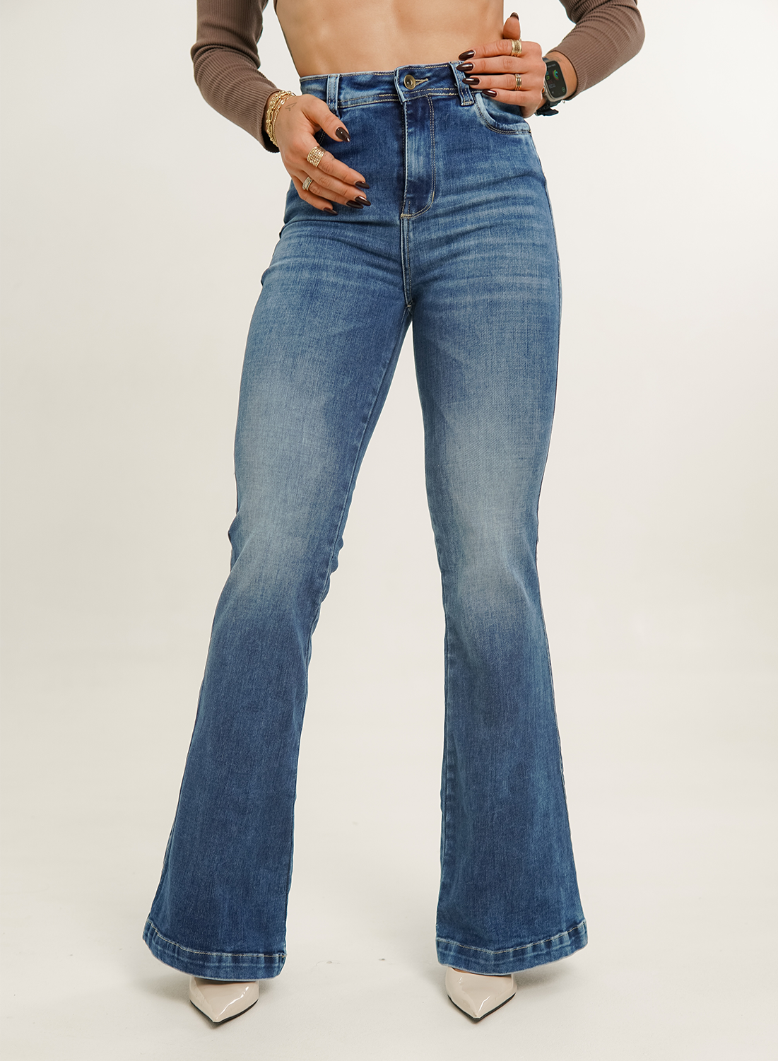 Women's High Rise Bootcut Jeans