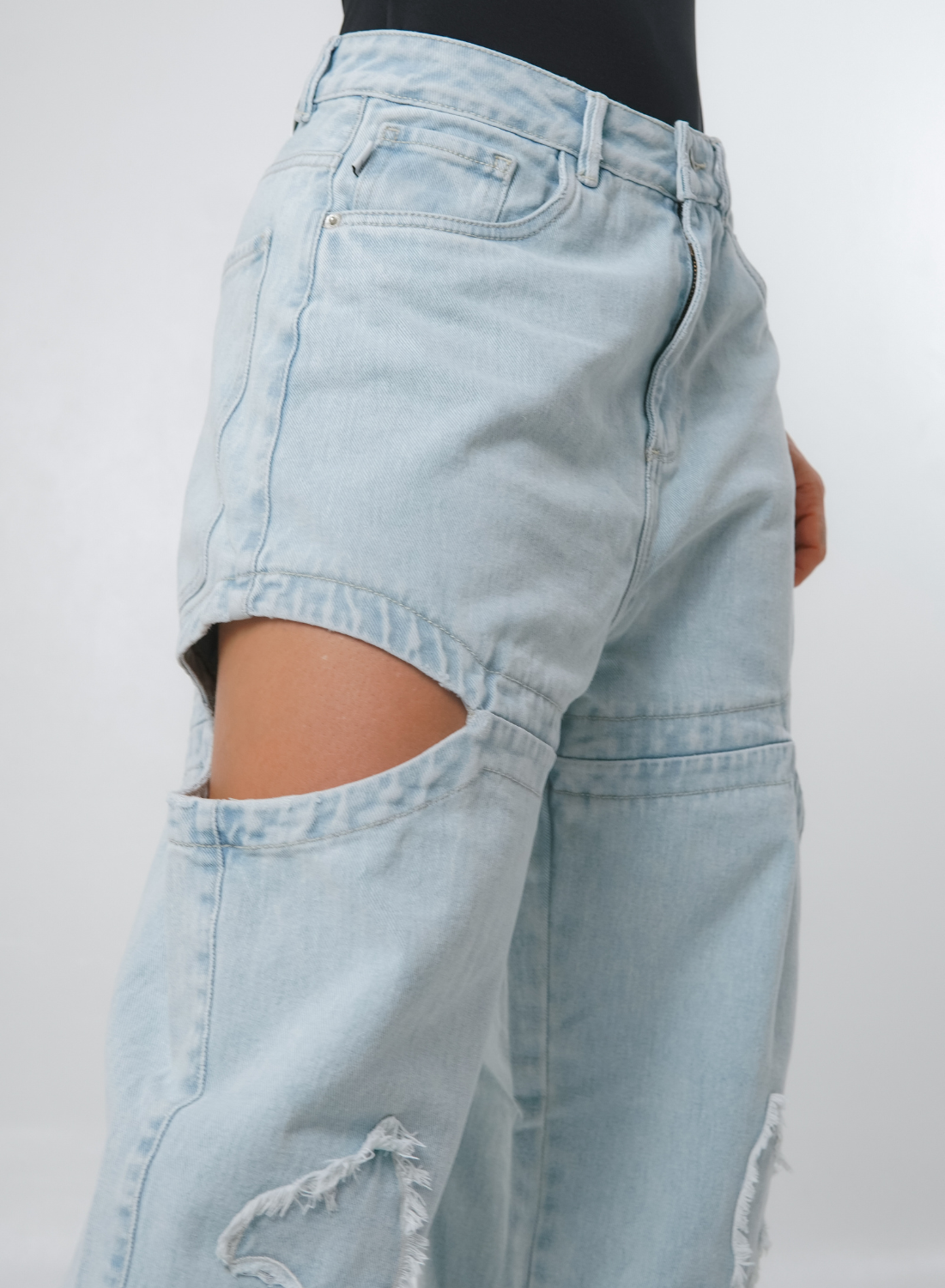 Women's Low Waist Barrel  Alien Jeans