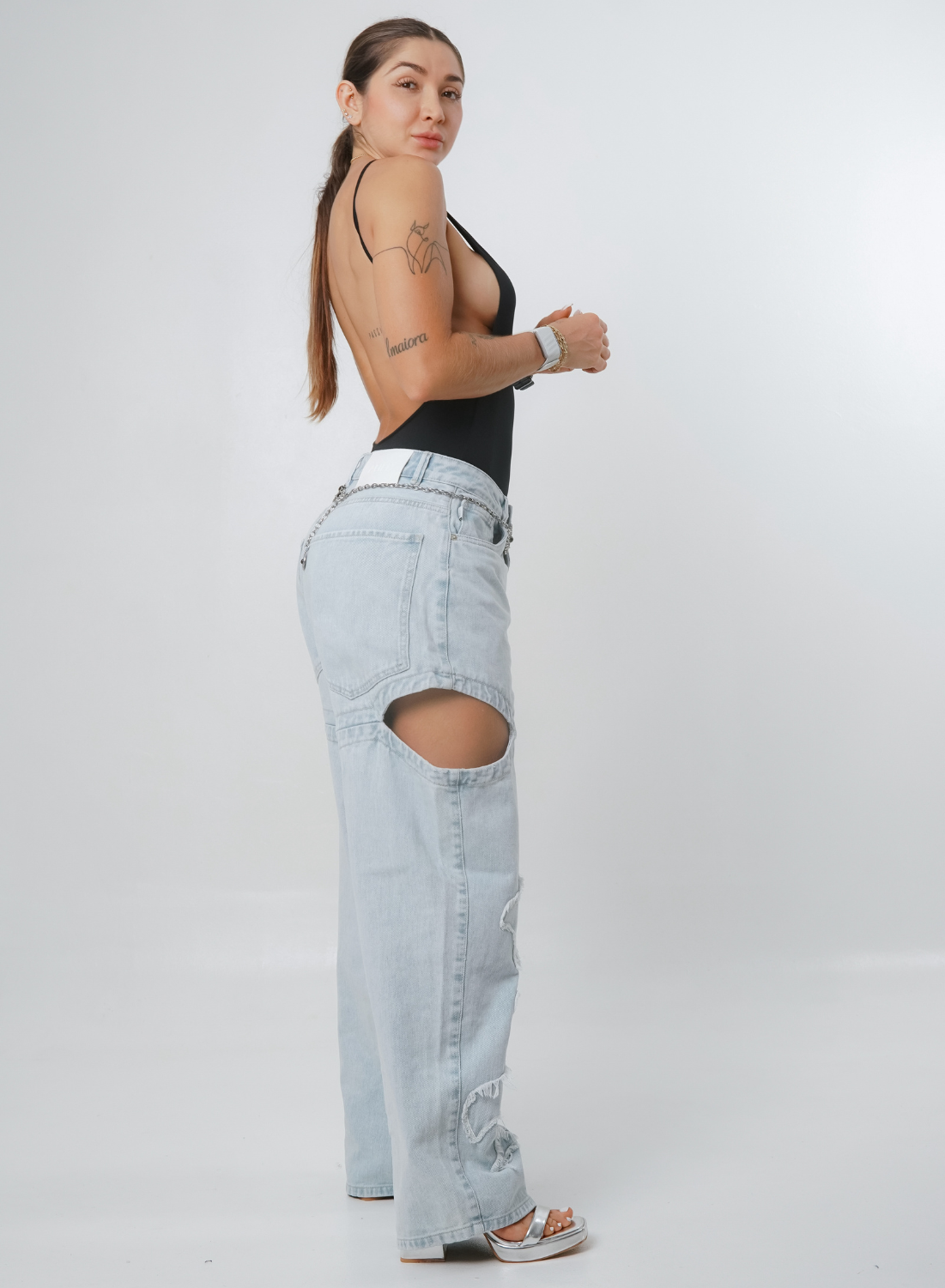 Women's Low Waist Barrel Jeans