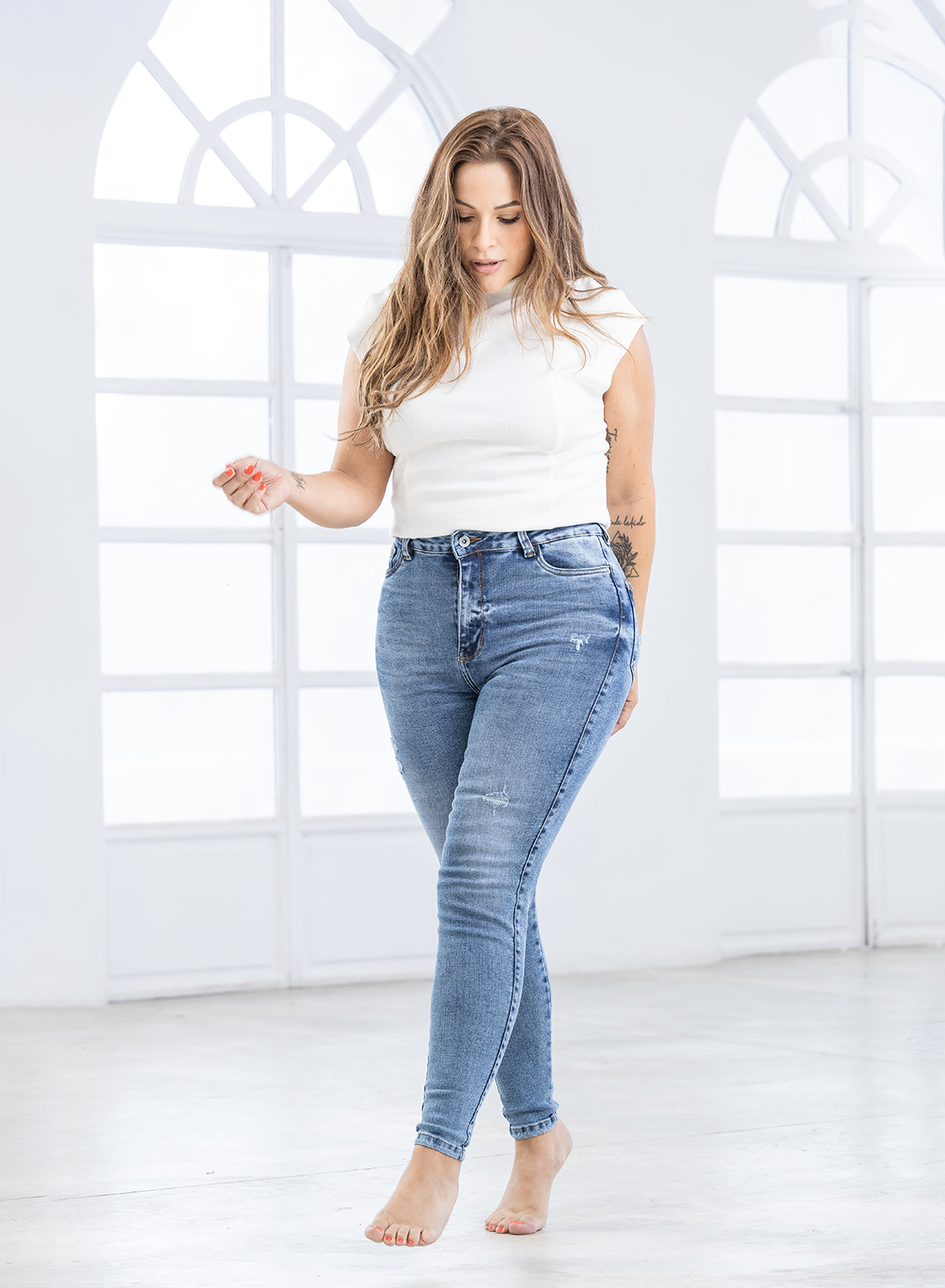 Fiji 1 - Women's High Rise Skinny Jeans