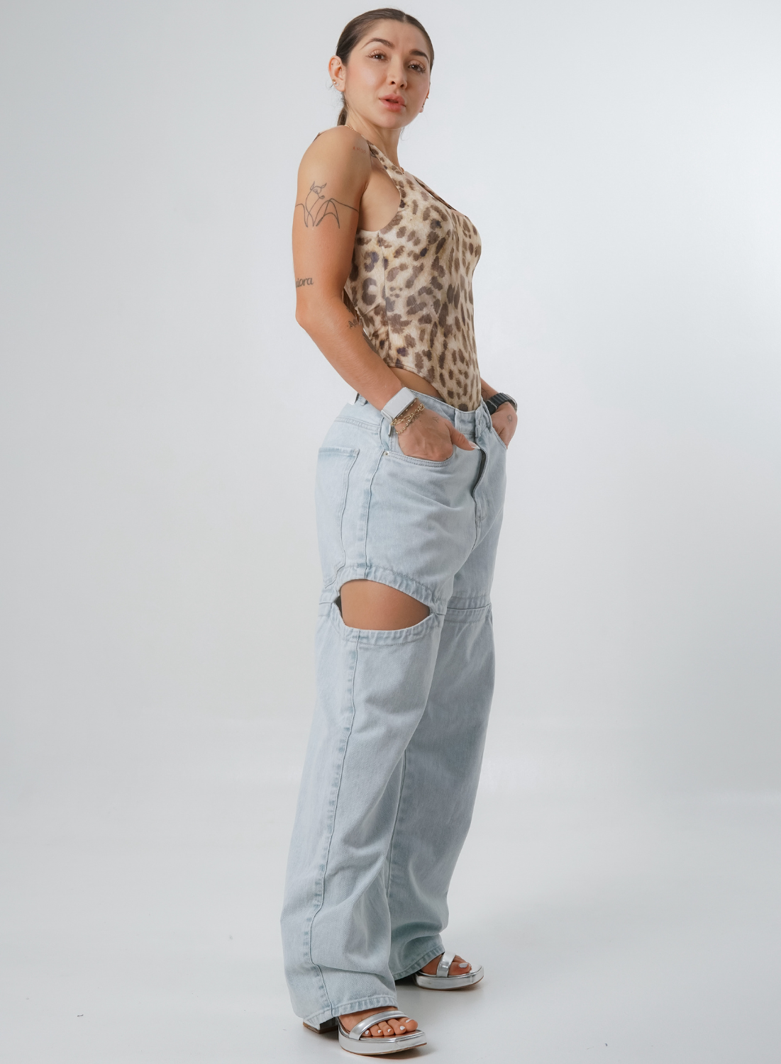 Women's Low Waist Barrel Jeans