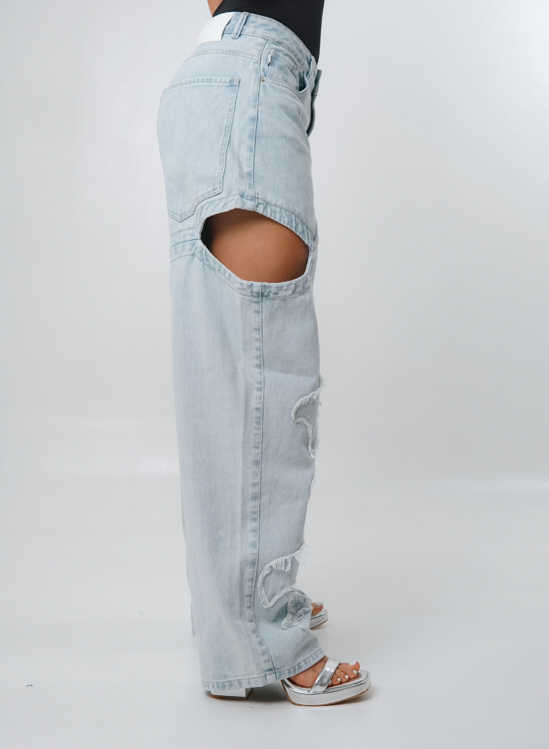 Tulum Fire - Women's Low Waist Barrel Jeans