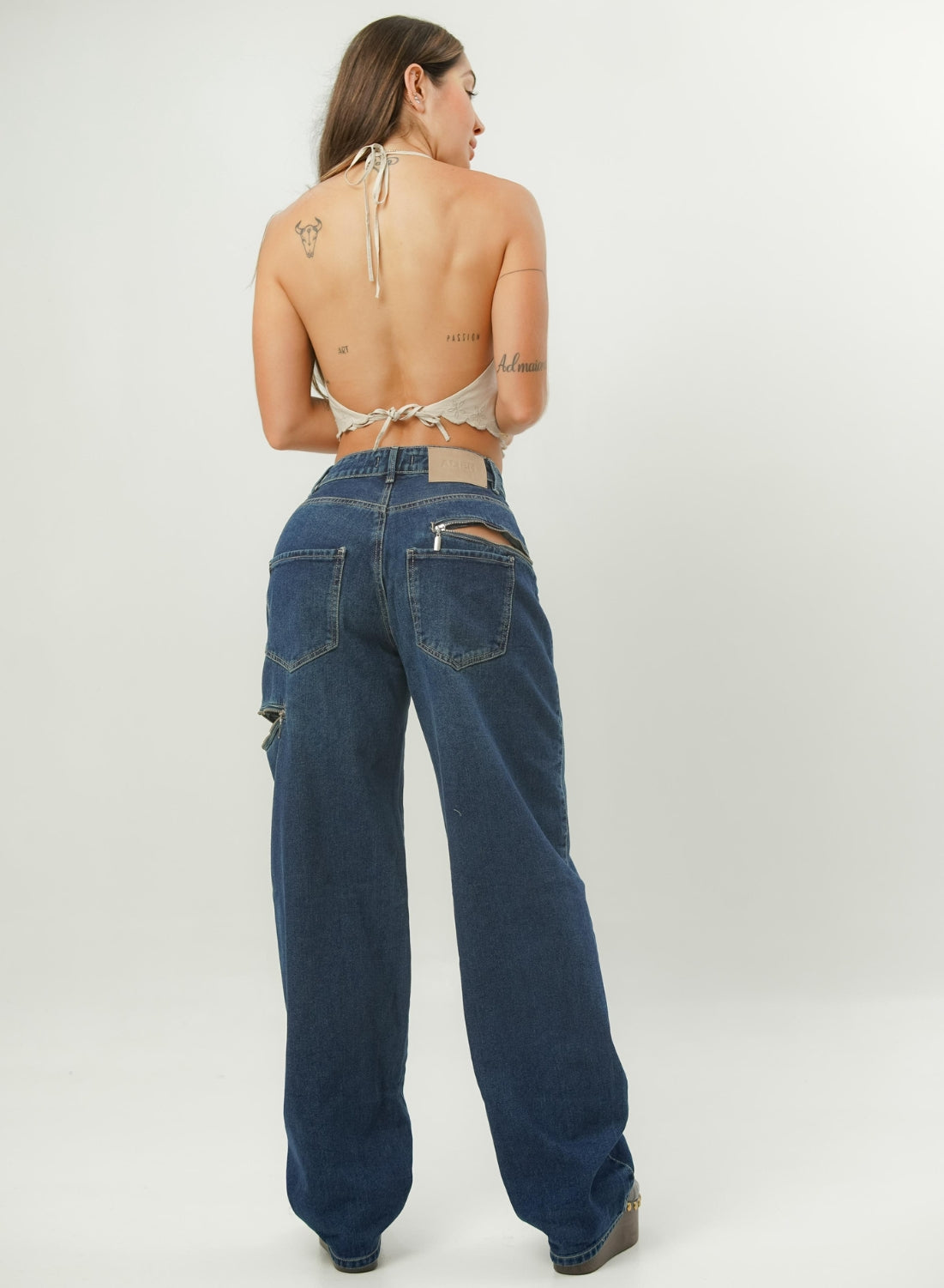 Loki 5 - Women's Mid Waist Baggy Jeans