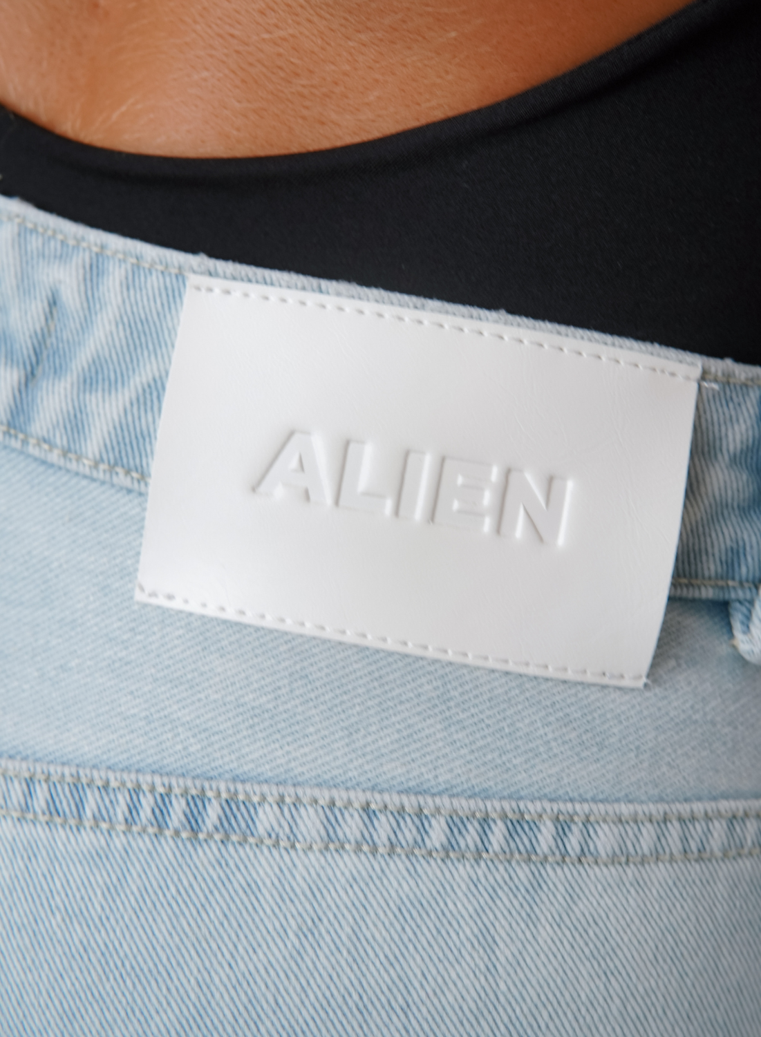 Women's Low Waist Barrel  Alien Jeans