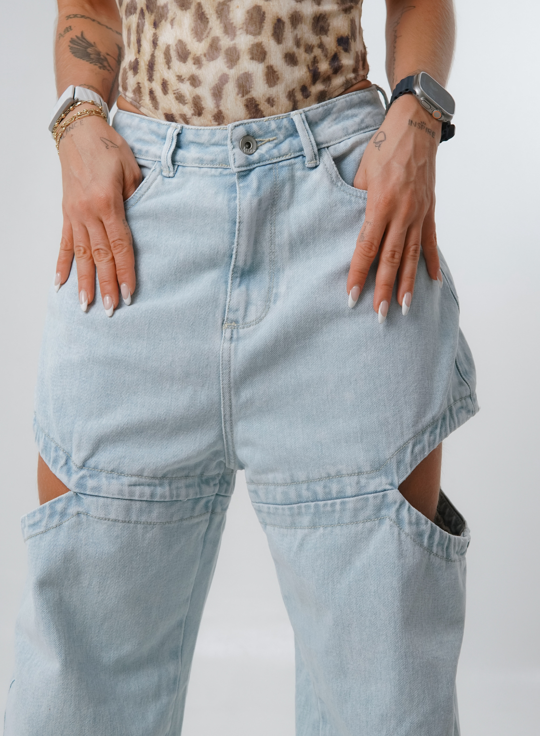 Women's Low Waist Barrel Alien Jeans