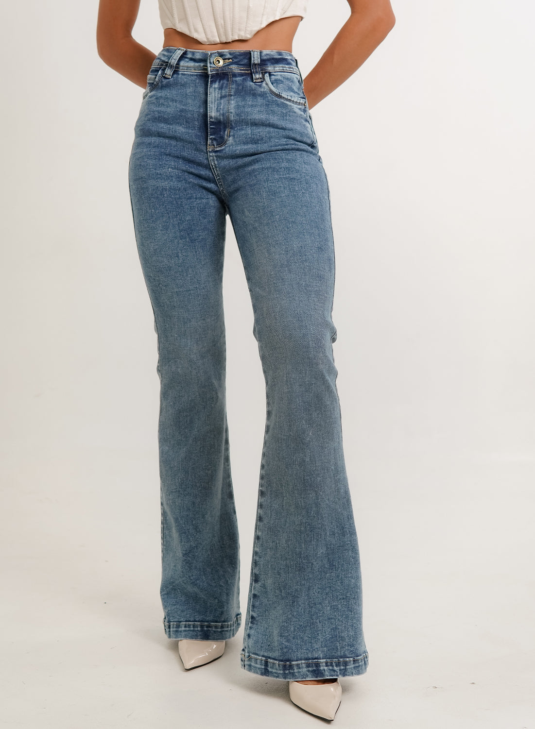 Women's High Rise Bootcut Jeans
