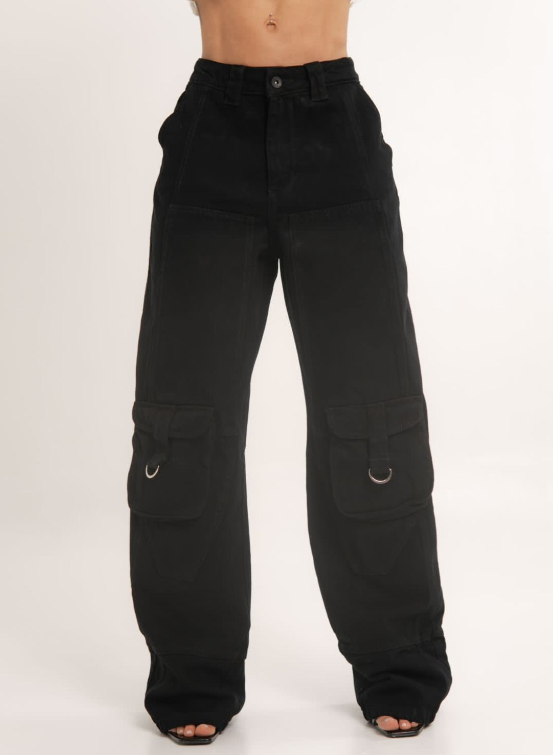 Women's Low Rise Cargo Jeans