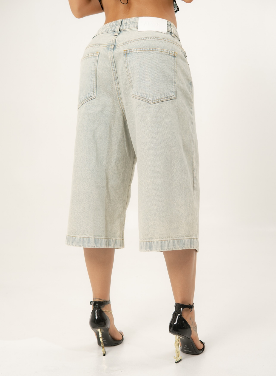 Women's Extra Long Low Rise Relaxed Jorts