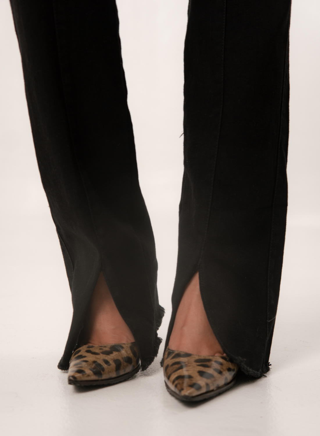 Black Women's High Rise Straight Alien Jeans