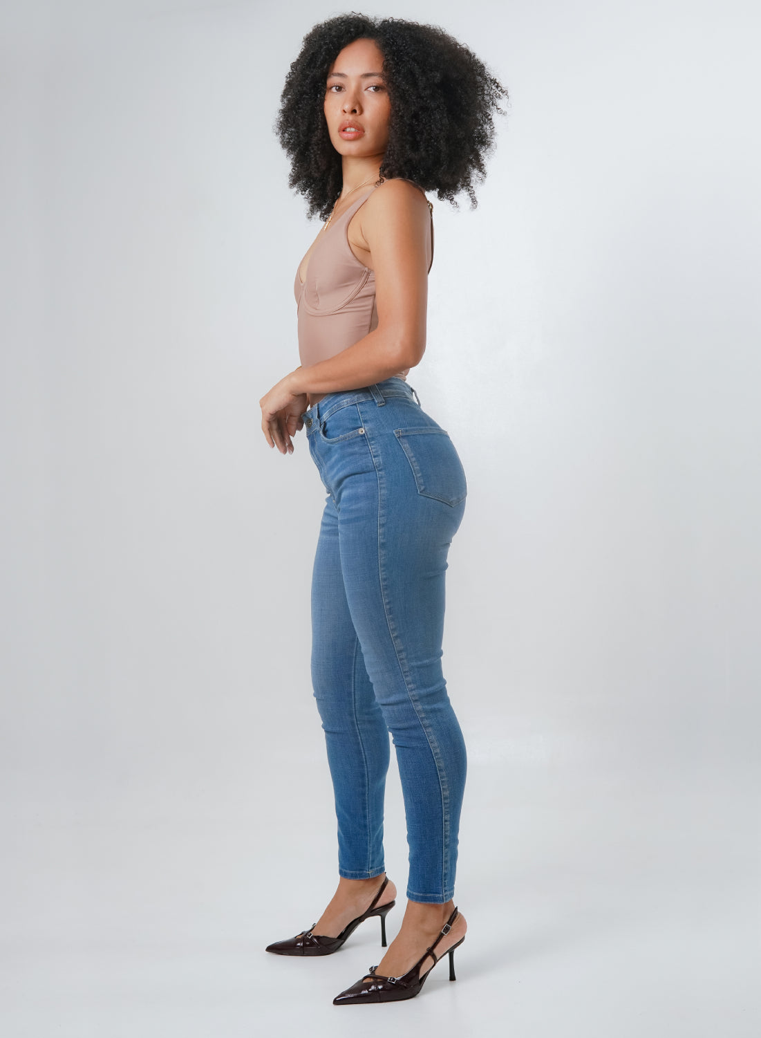 Women's High Rise Skinny Alien Jeans