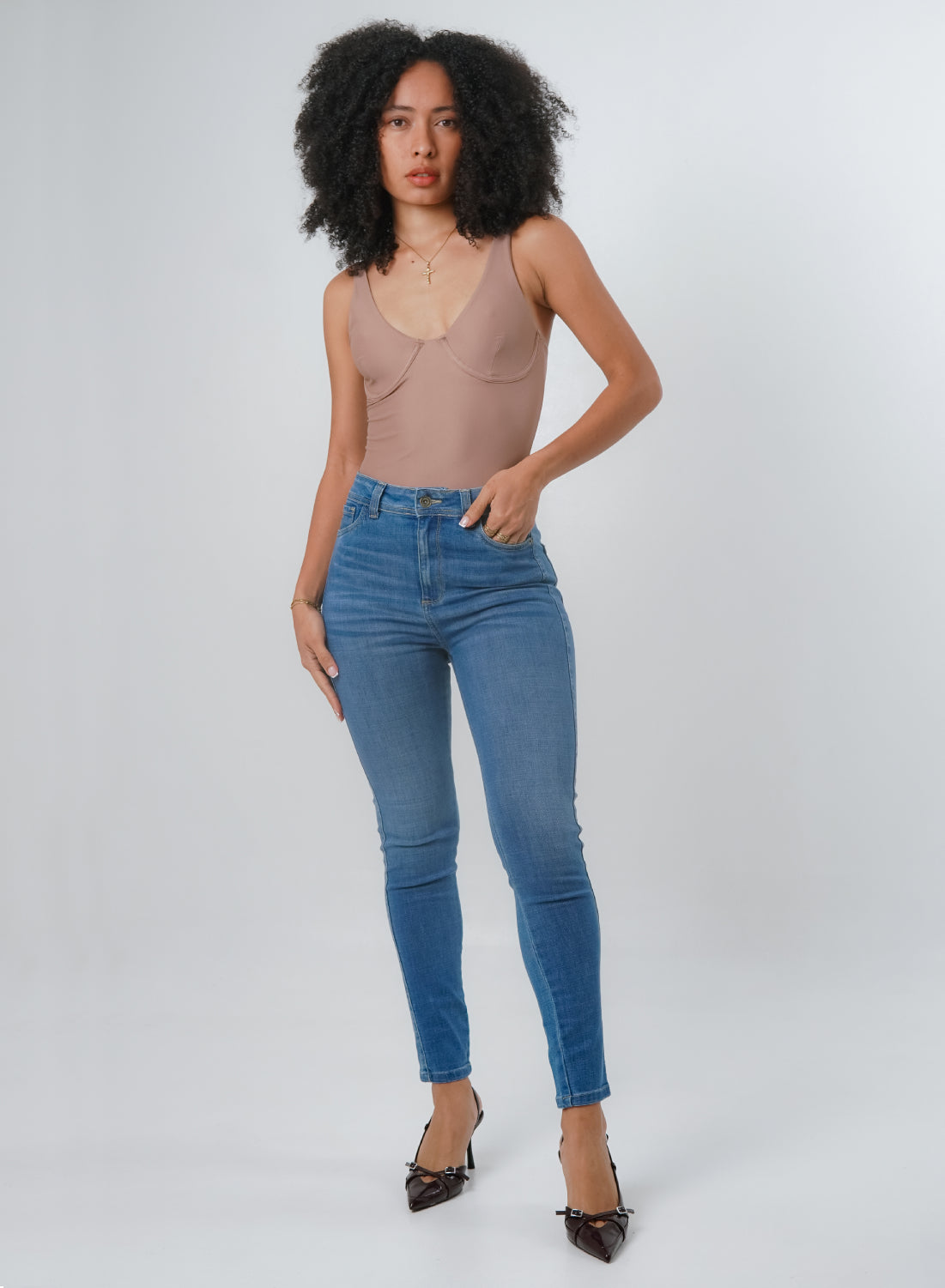 Women's High Rise Skinny Alien Jeans