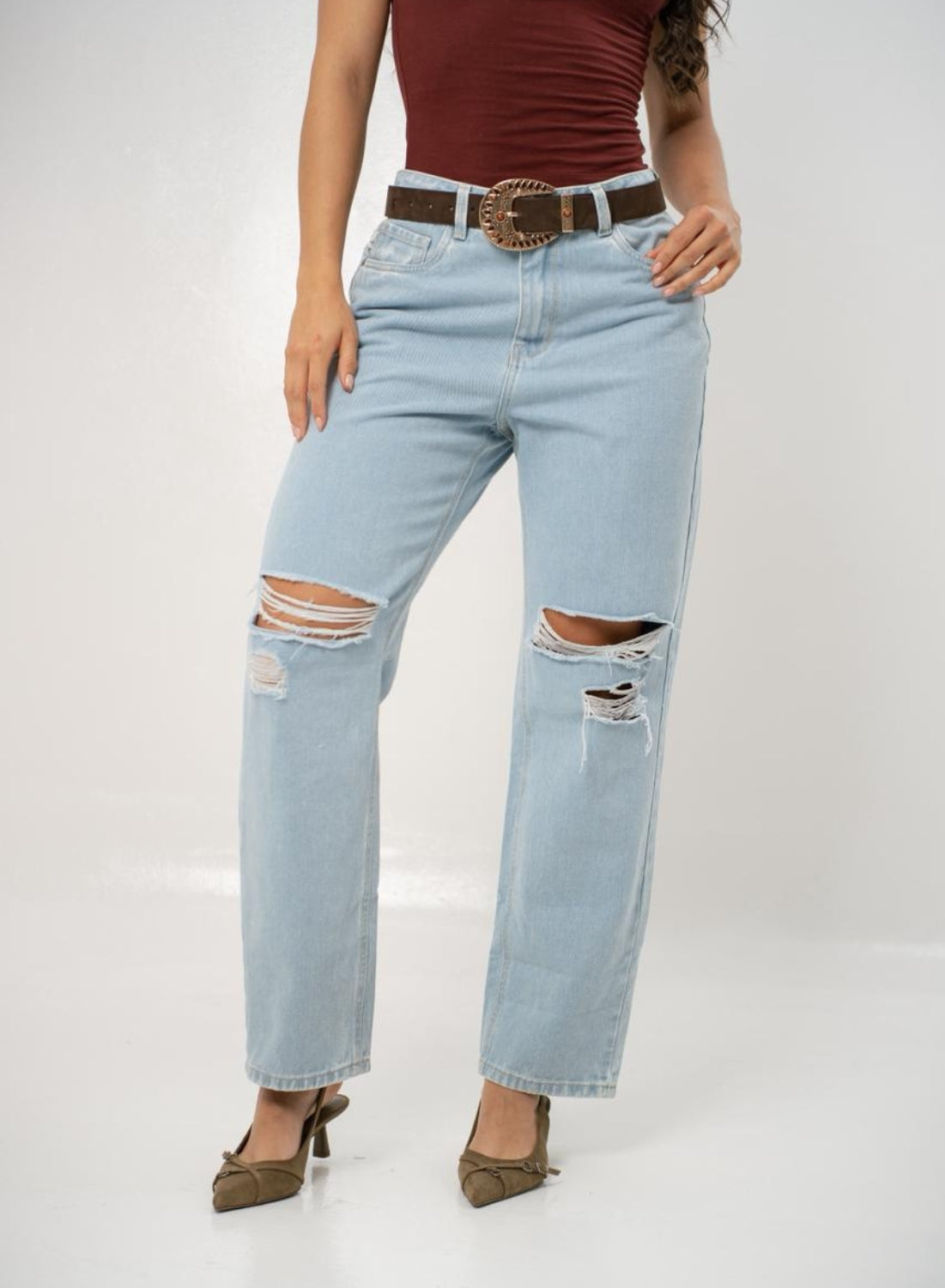 Women's Low Rise Boyfriend Jeans alien jeans
