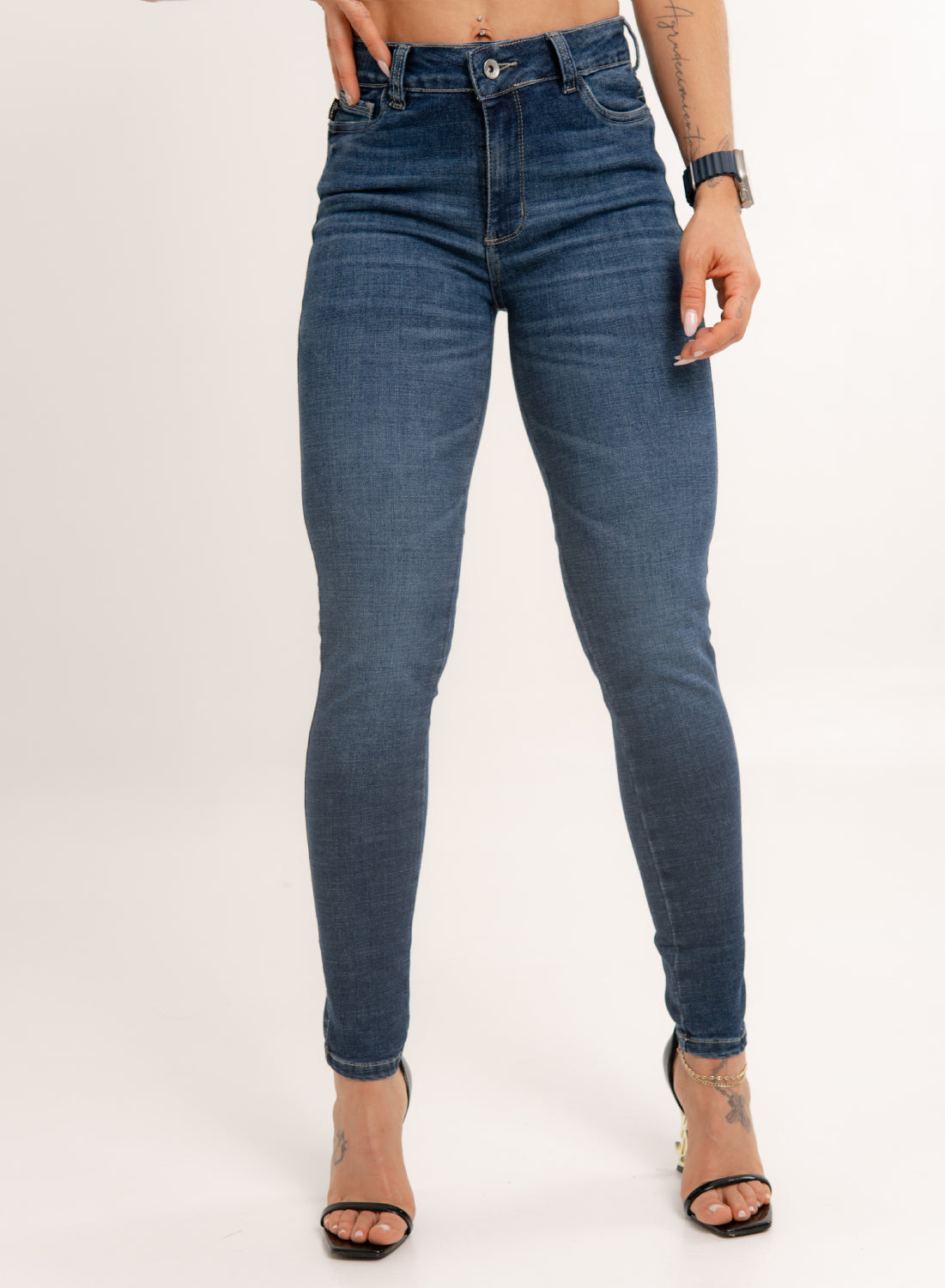 Women's Mid Rise Skinny Jeans