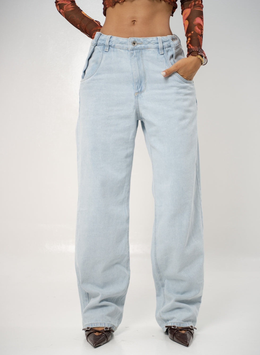 Women's Low Rise Boyfriend Alien Jeans