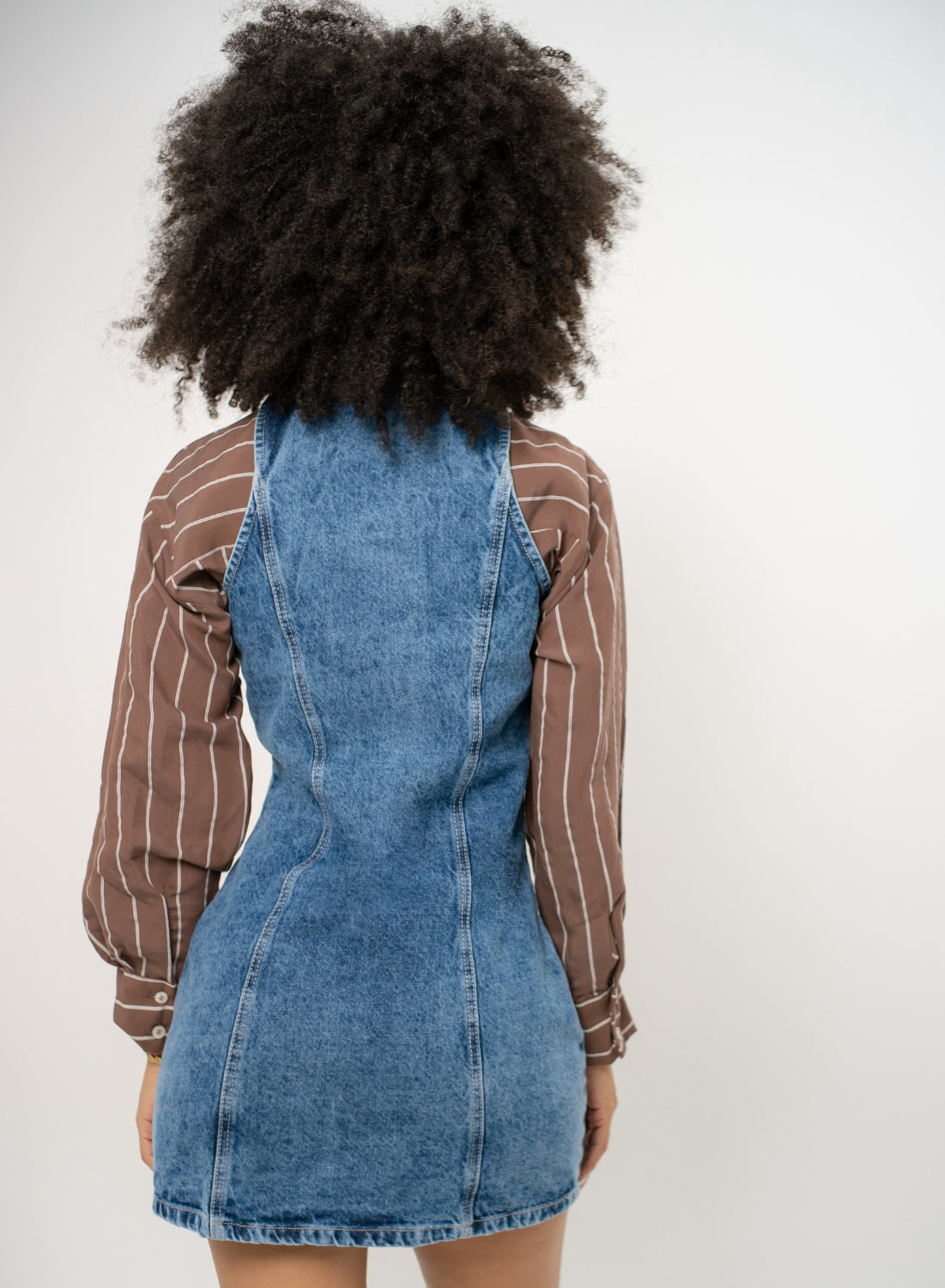 Women's Blue Denim Mini Dress