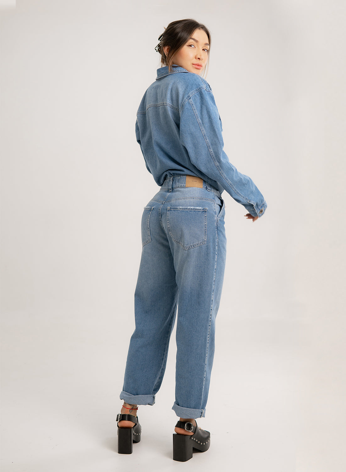 DENIM JUMPSUIT