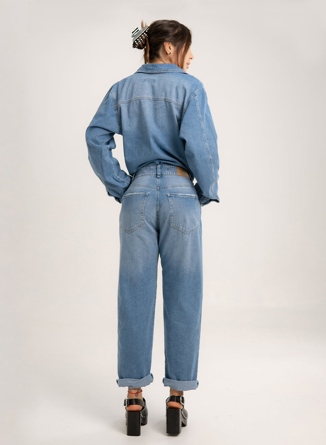 DENIM JUMPSUIT