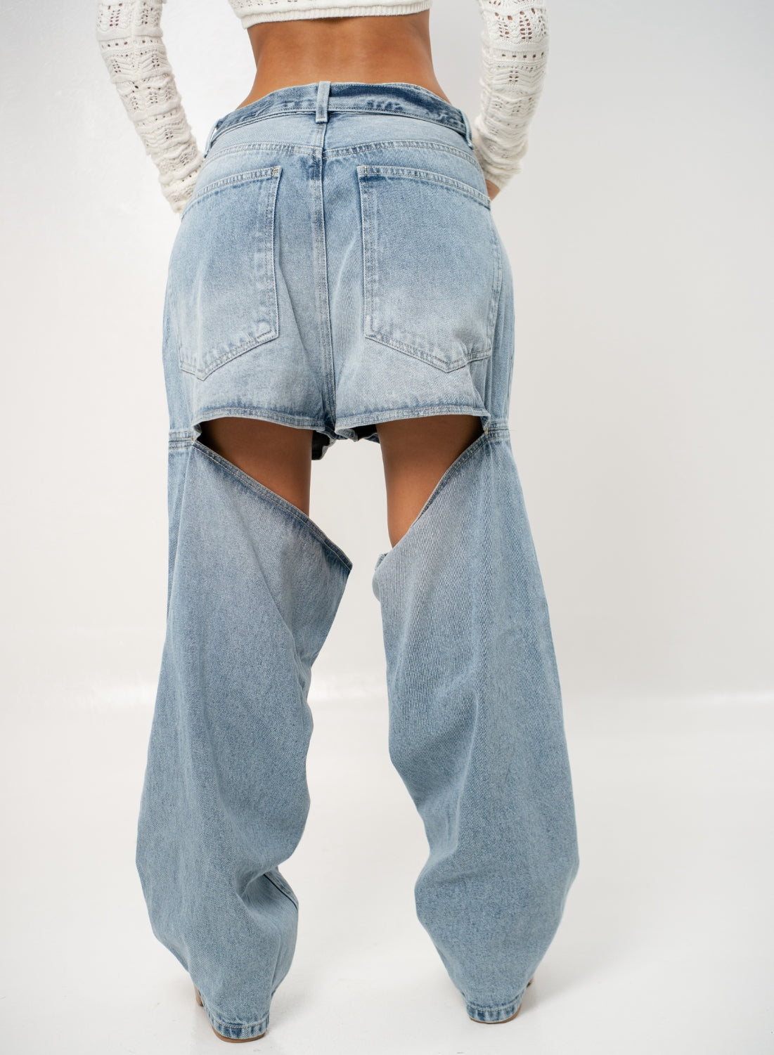 Women's Low Rise Barrel Jeans BUE
