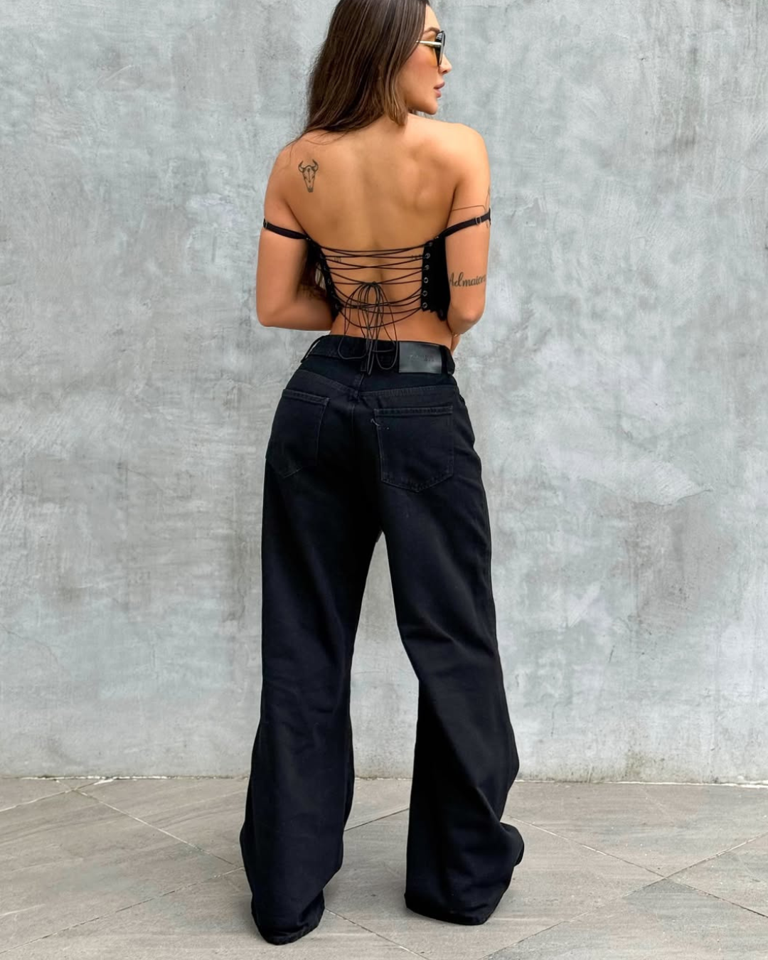 ALIEN BLACK JEANS WOMENS
