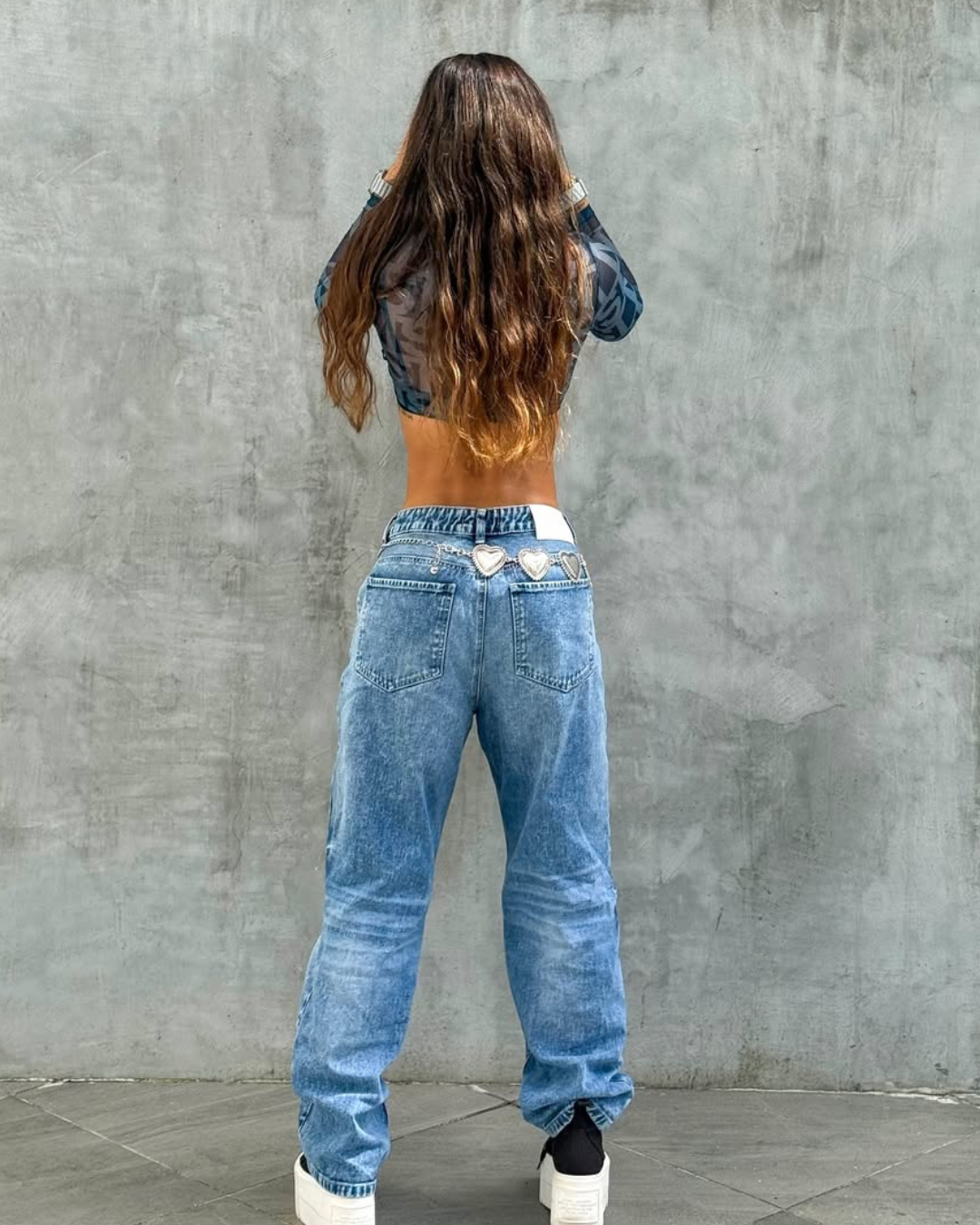 Low Rise Straight Jeans ladies ALIEN JEANS