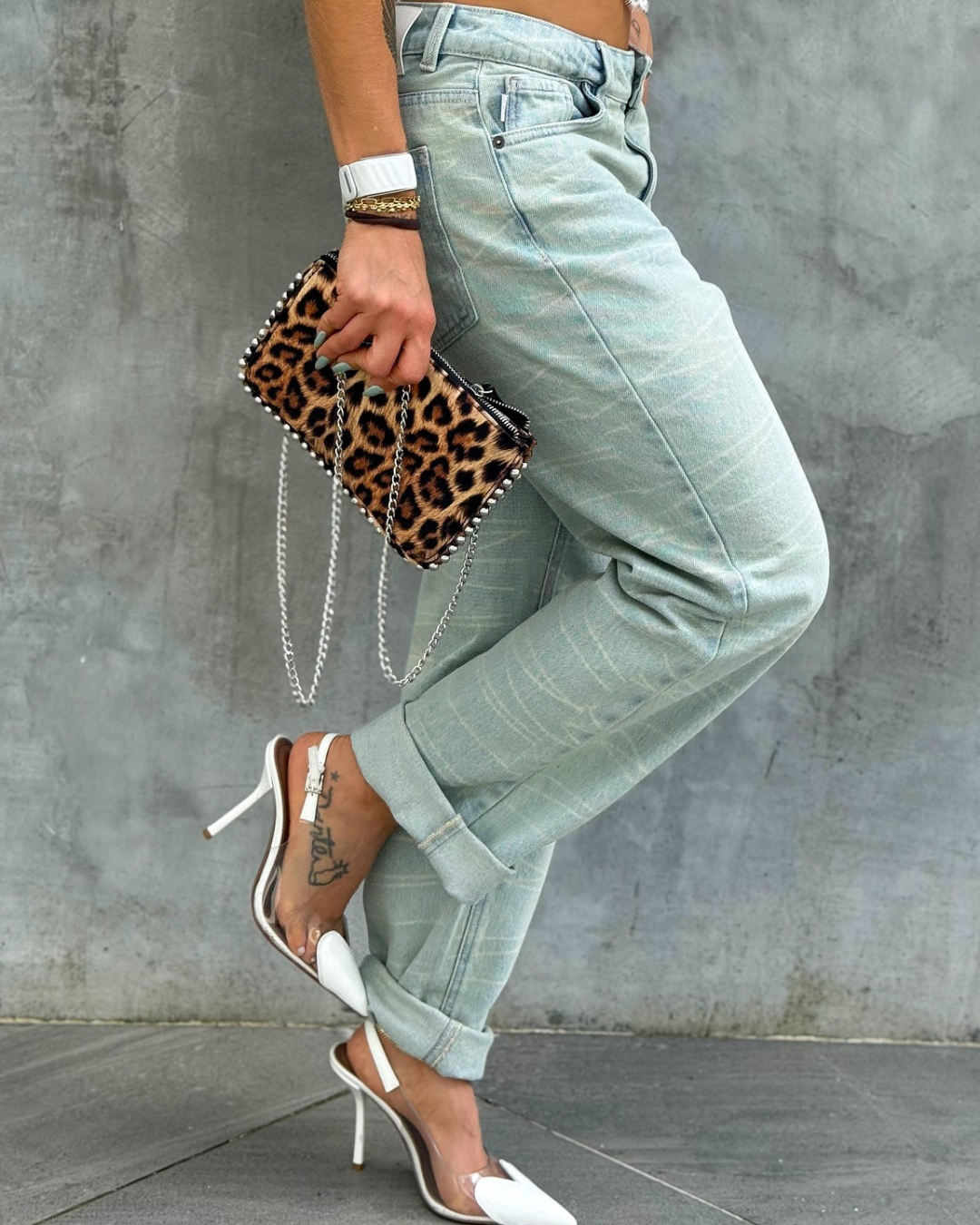 ALIEN BOYFRIEND JEANS LIGHT BLUE