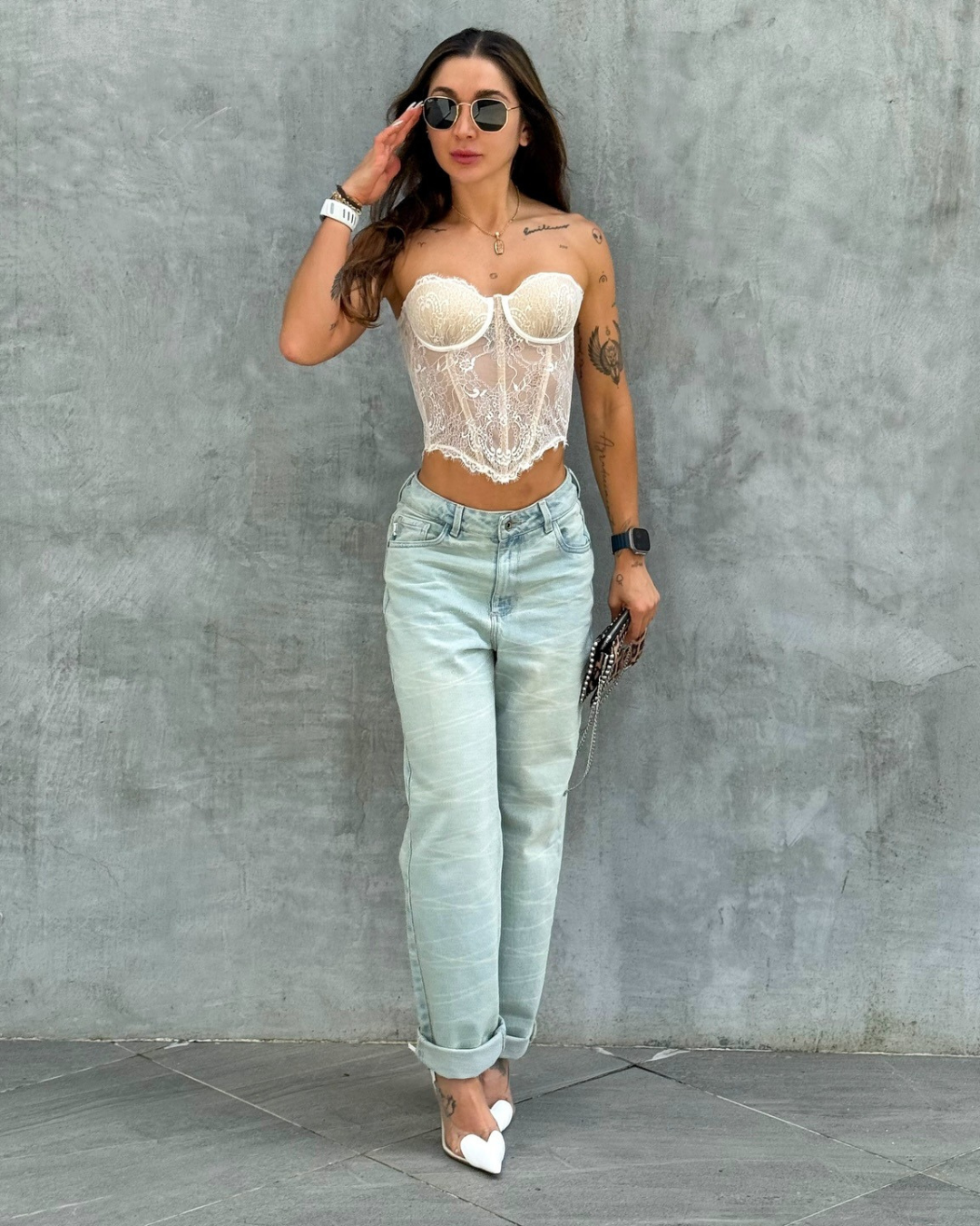 ALIEN BOYFRIEND JEANS LIGHT BLUE