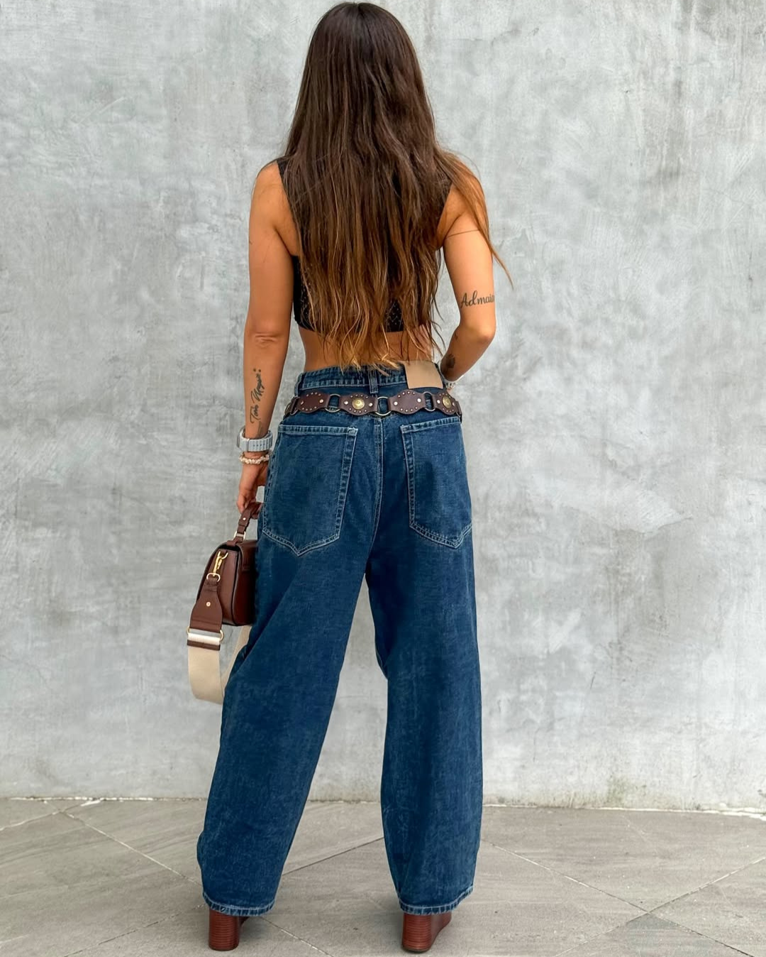 BARREL DARK BLUE ALIEN JEANS CUT OUT