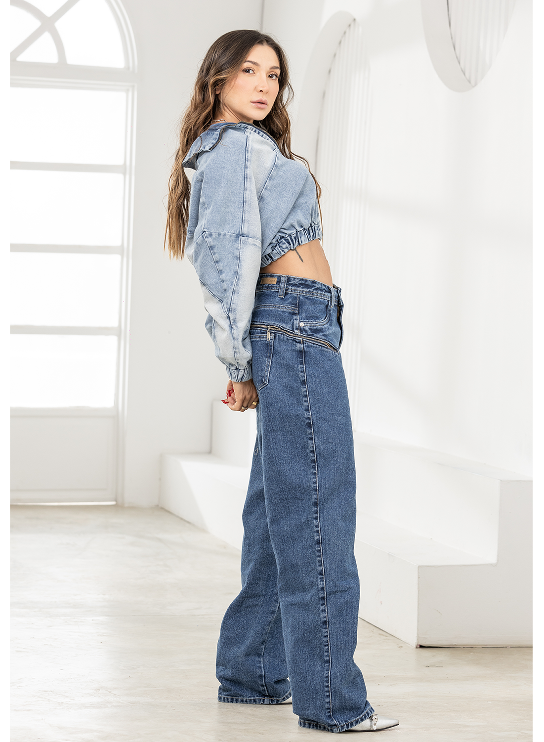 baggy denim  jean