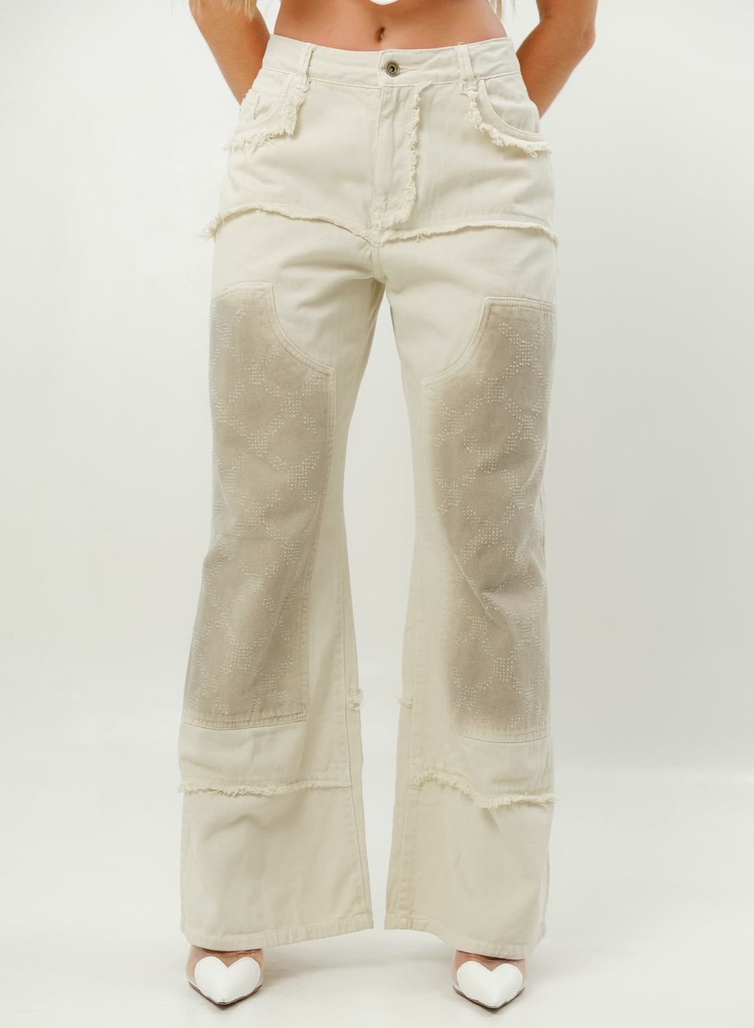 Women's Low Rise Wide Leg Jean