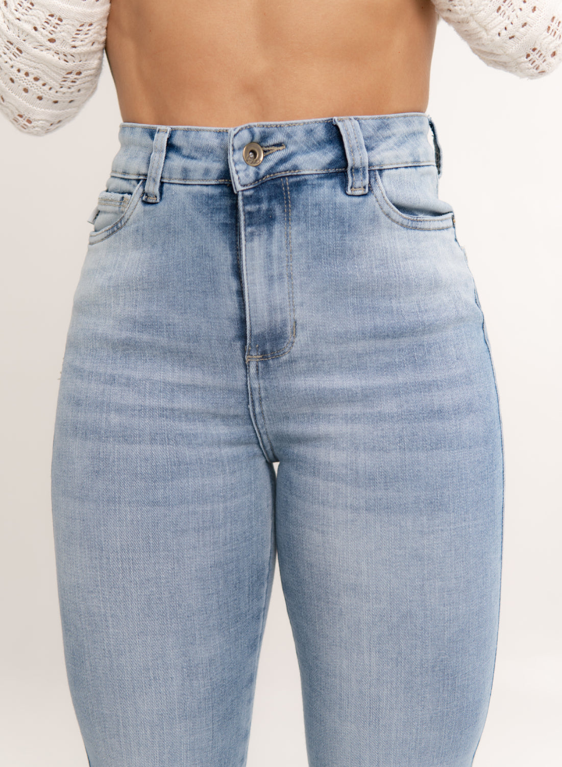 Women's Baby blue High Rise Skinny Jeans