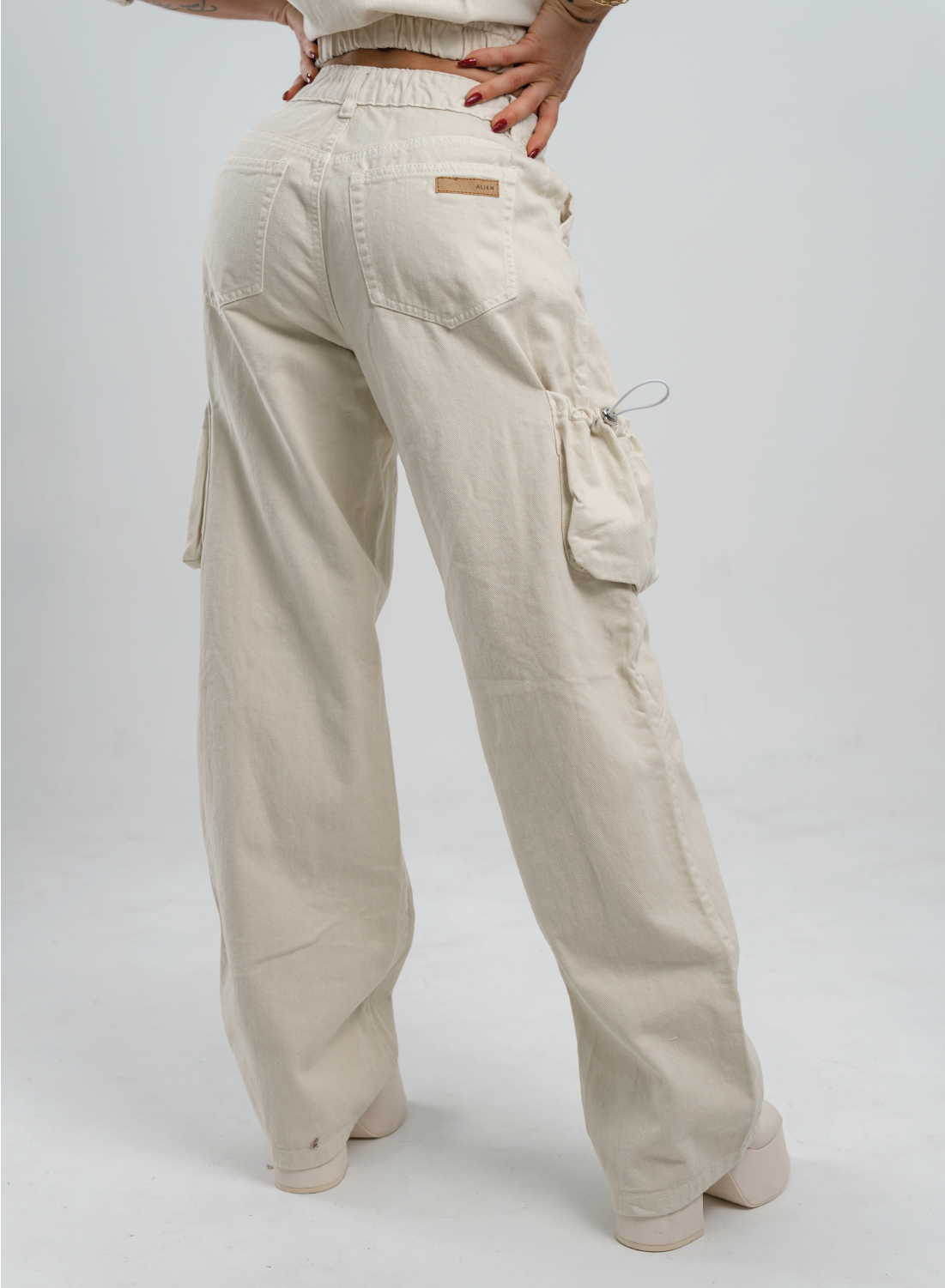 Low Rise Cargo Jeans
