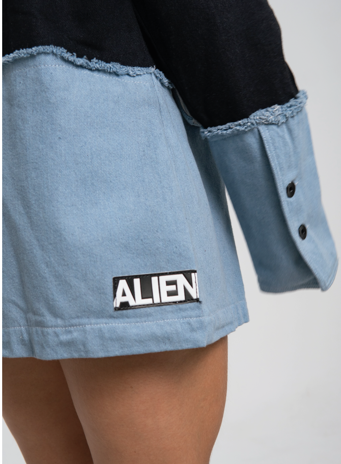 Women's Oversized Denim Blazer