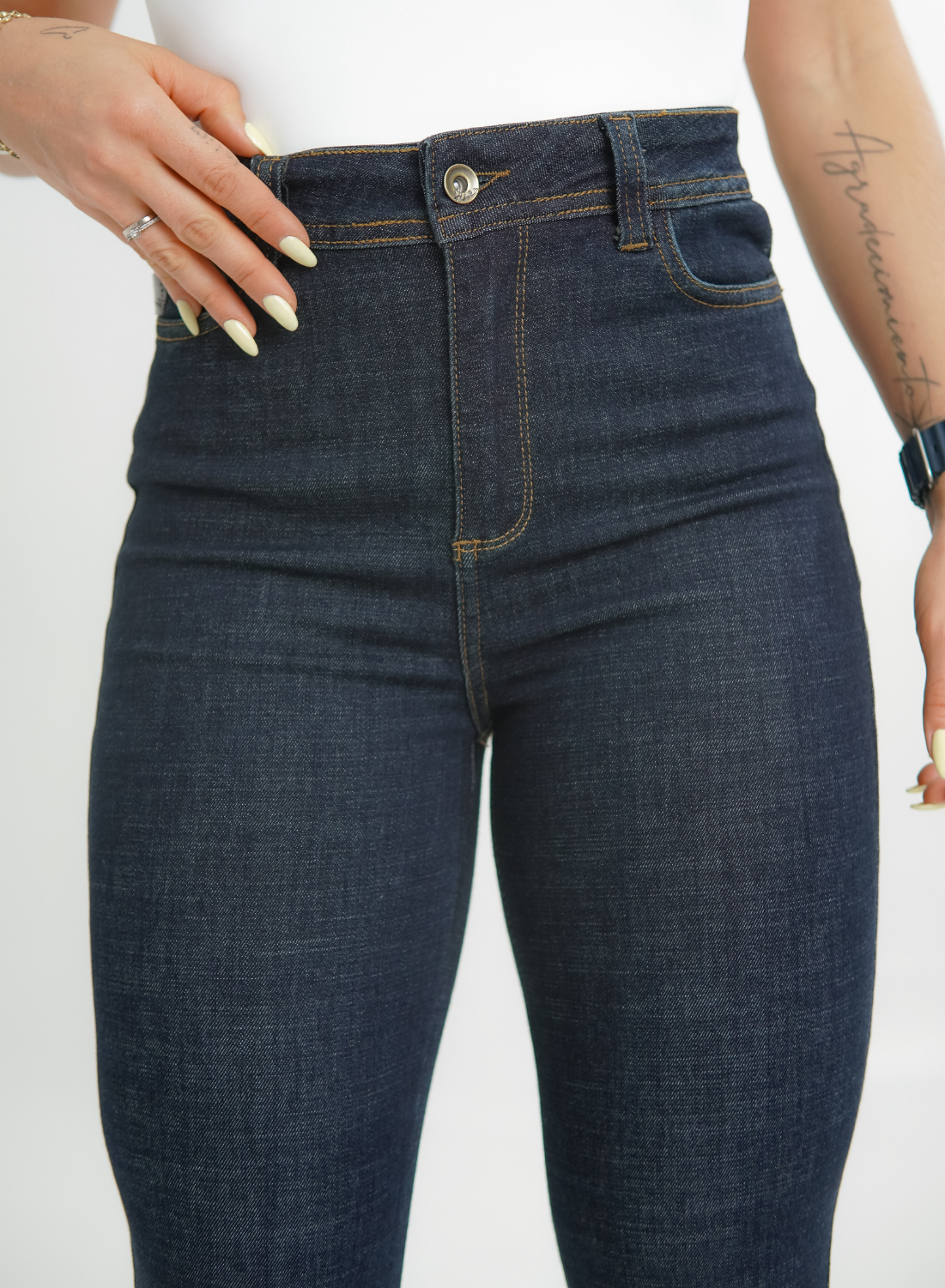 Women's High Rise Skinny Jeans Alien  summer