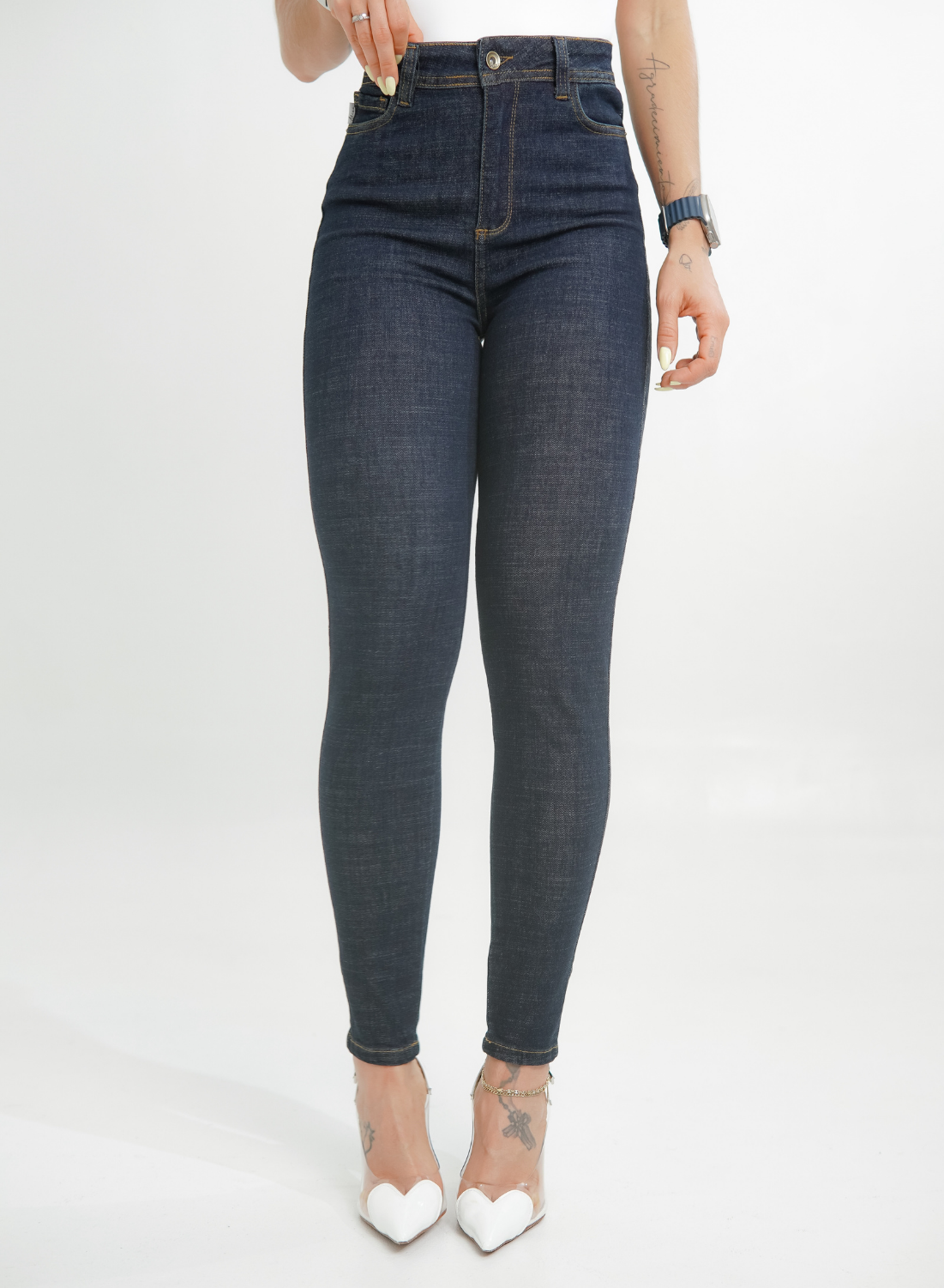 Women's High Rise Skinny Jeans Alien  summer